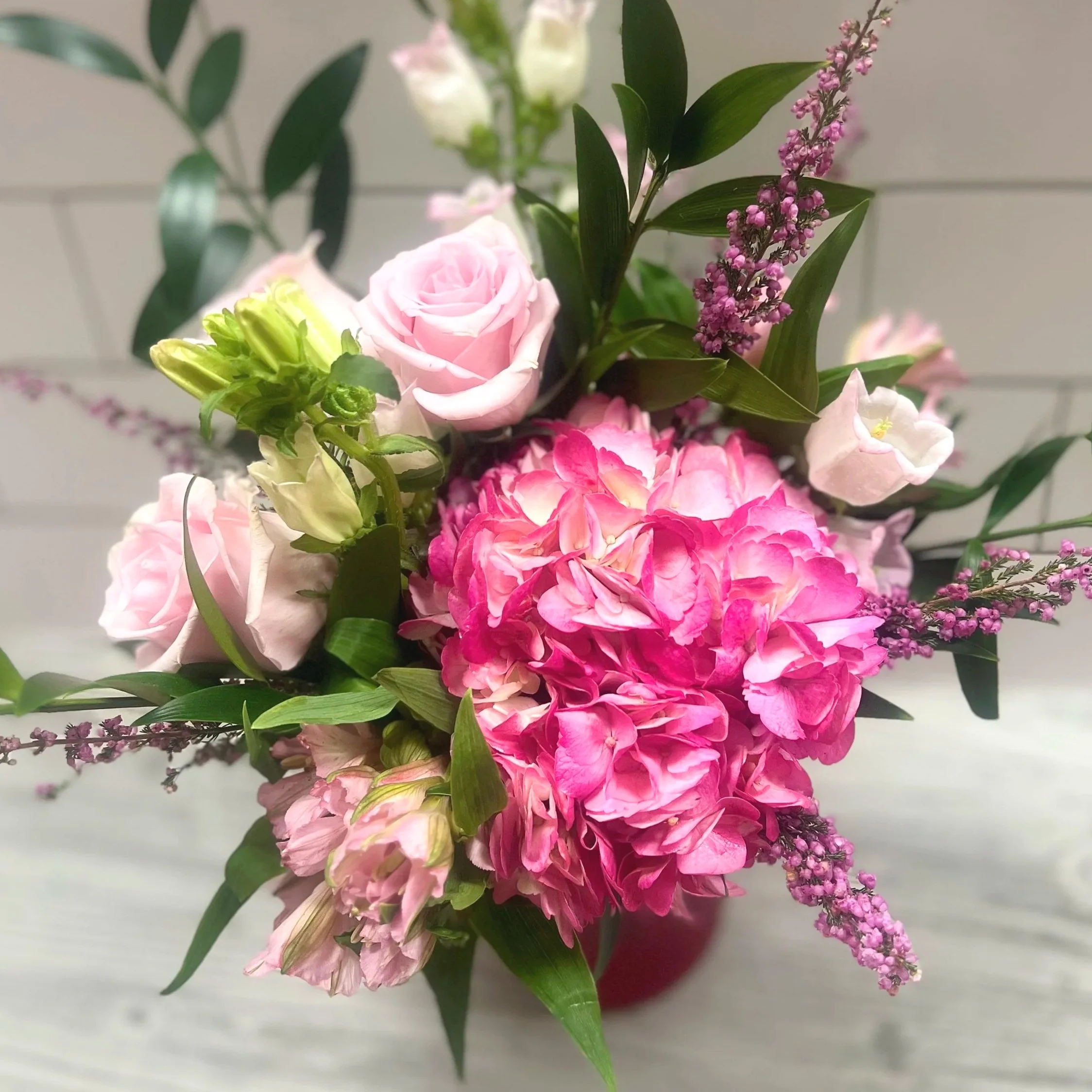 Raspberry Rain Design By The Flower Room