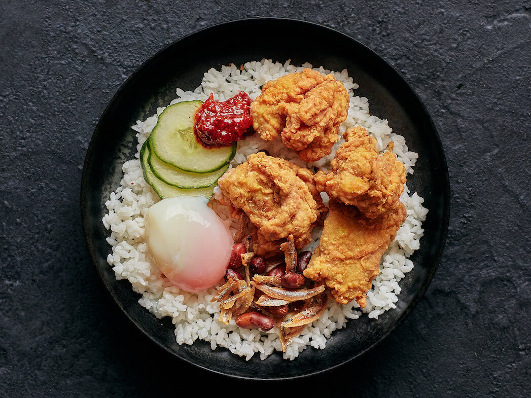 Nasi Lemak - Fried Chicken (Top_.JPG