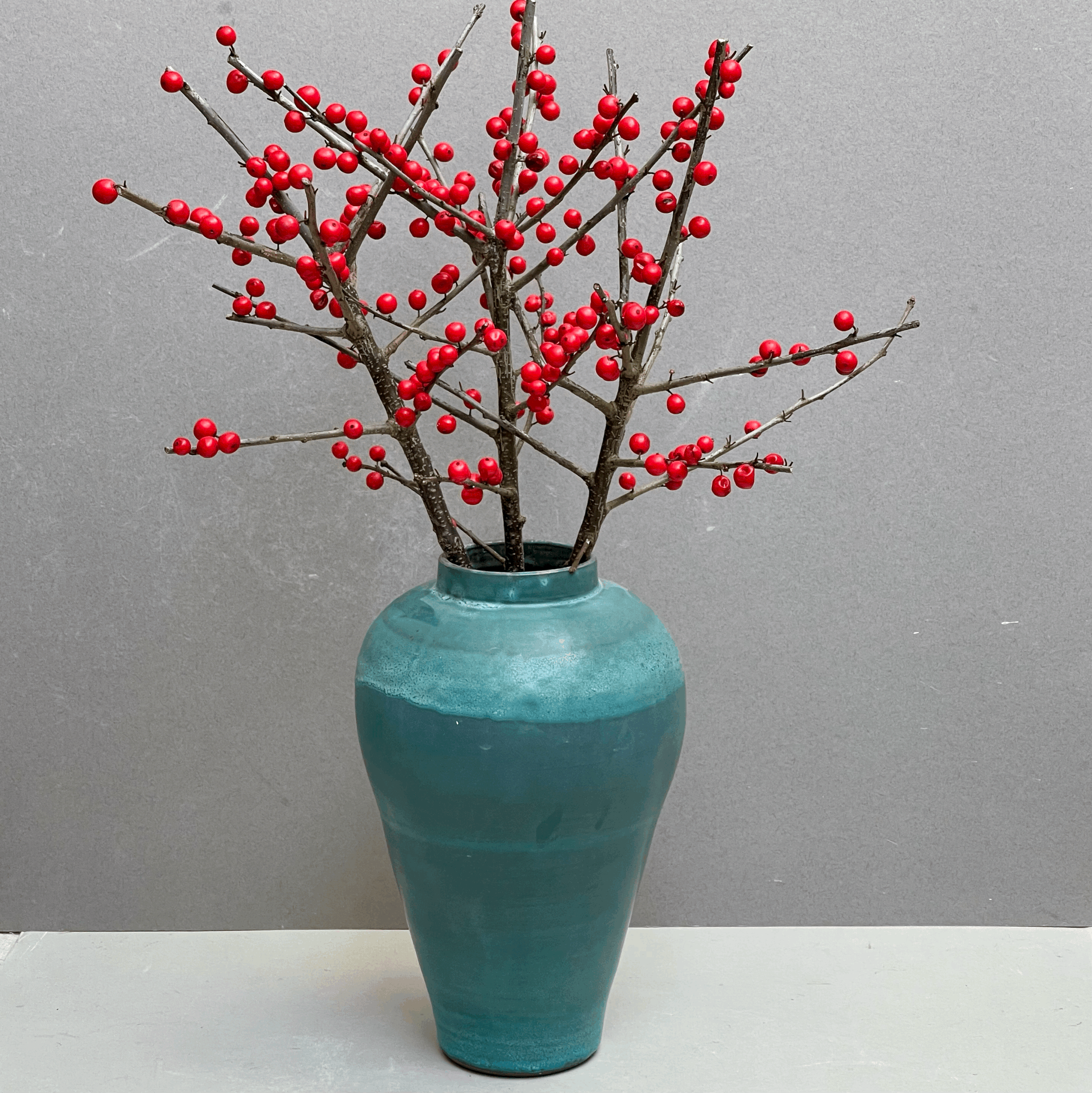 Large Verdigris Vase 1