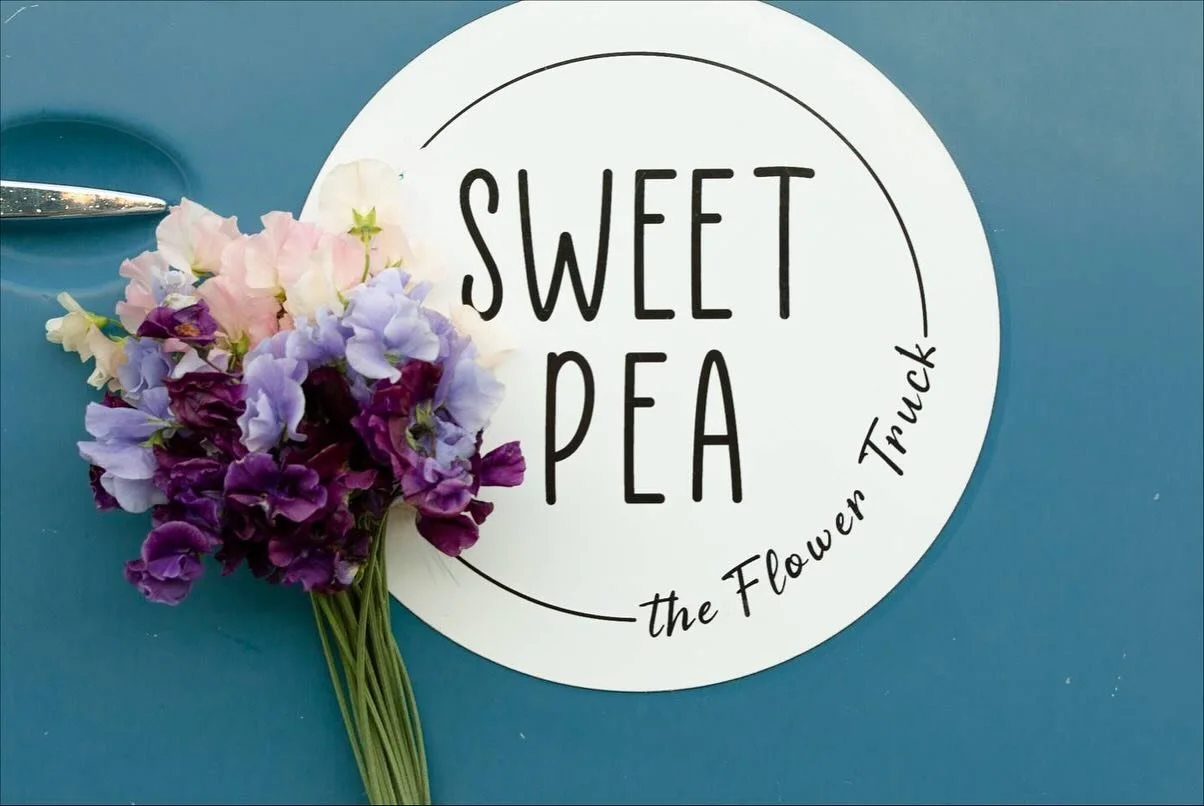 Why did I name my Flower Truck “Sweet Pea”? My Grandparents grew them and owned a 1964 blue VW bug. My Grandpa’s nickname was Sweet Pea because of his wonderful blooms. I love the way they smell and remind me of the fun times I had
