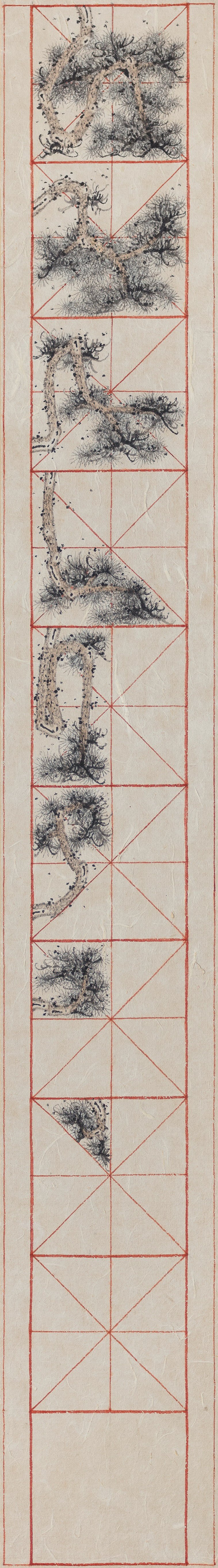 Countdown 倒數| 2021 | Ink and colour on paper | 85 x 12 cm