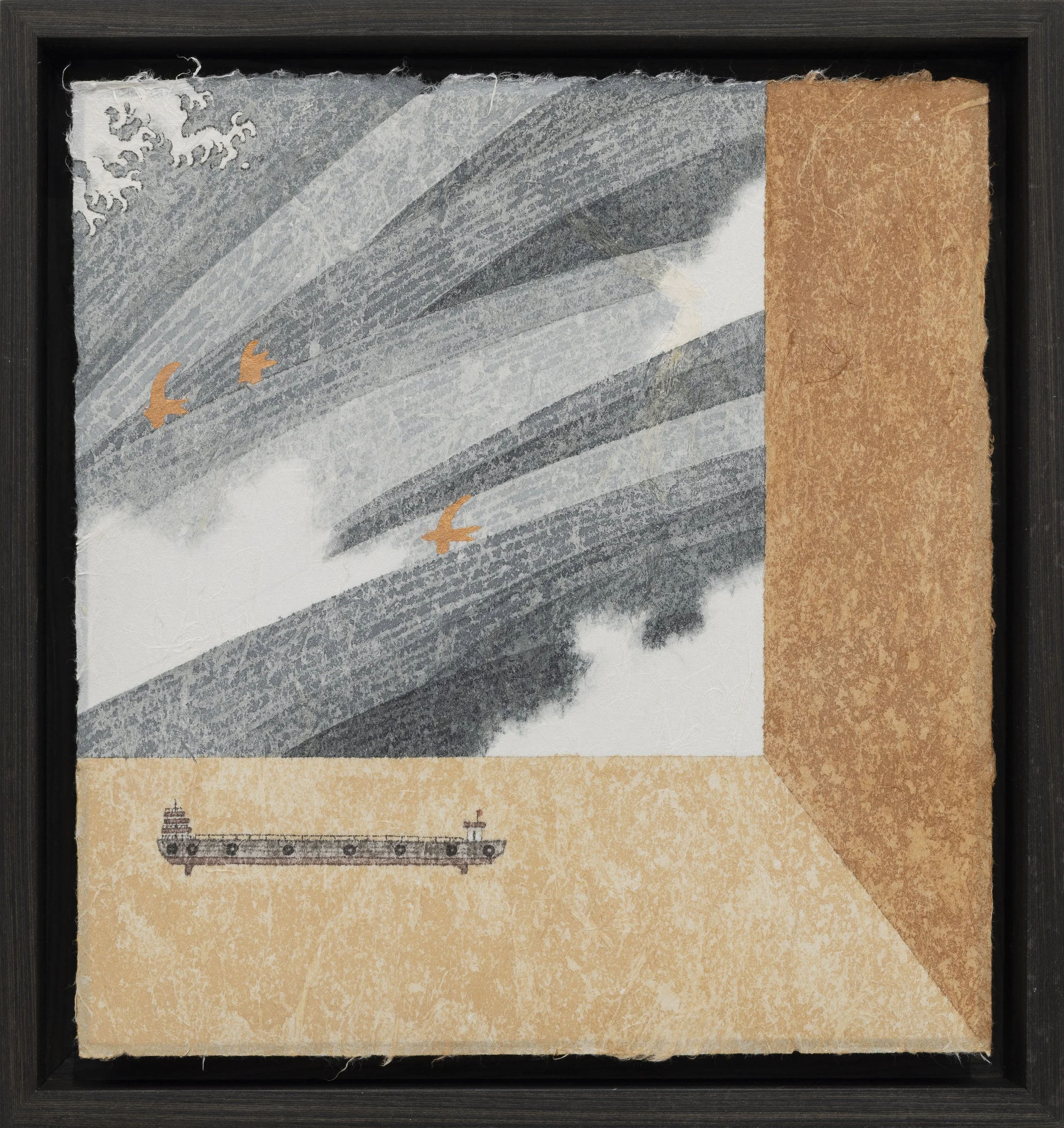 沈君怡 浮世柜 20 2026 铜箔水墨纸本设色 33×31cm.JPG