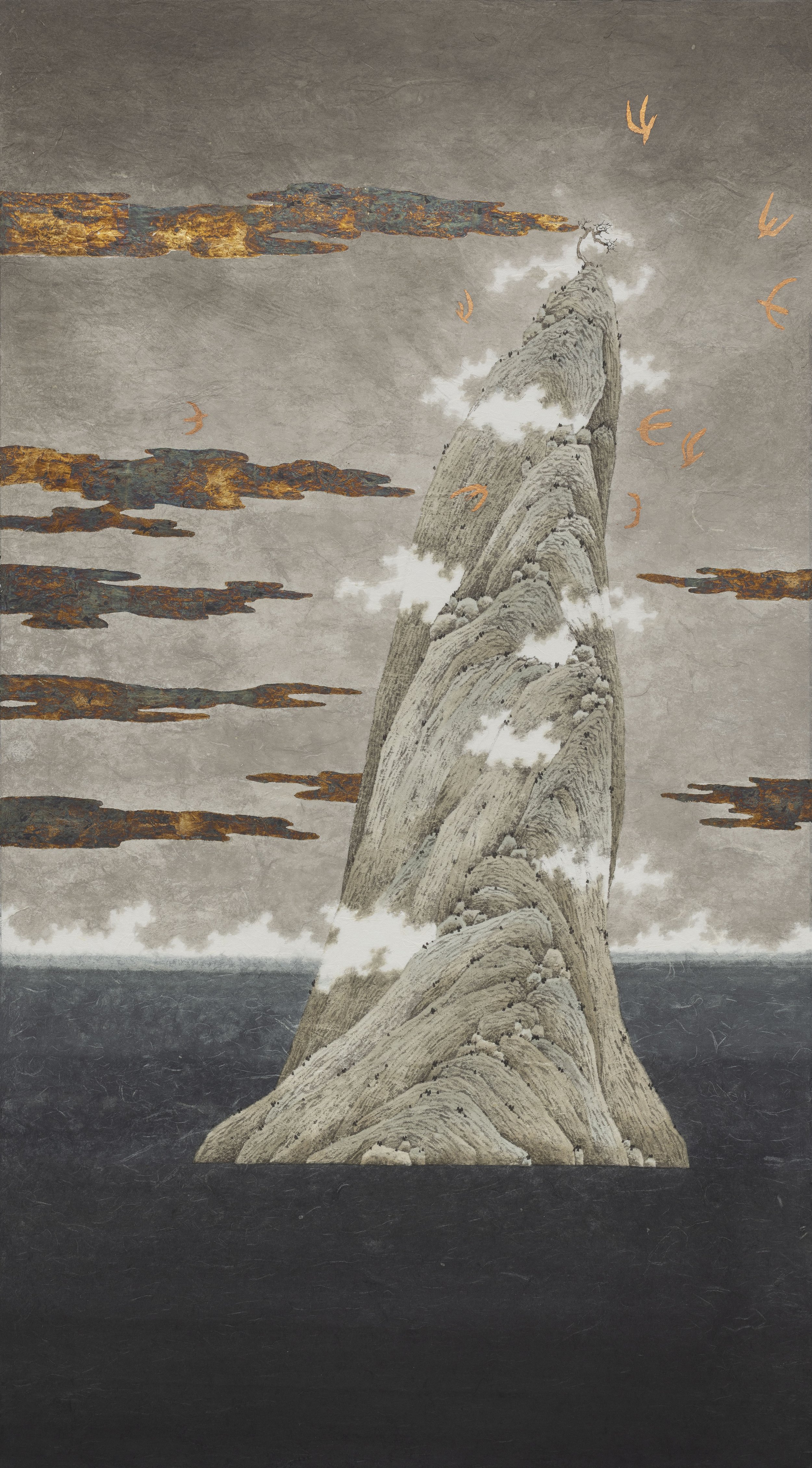 孤島獨樹 142×79cm.jpg