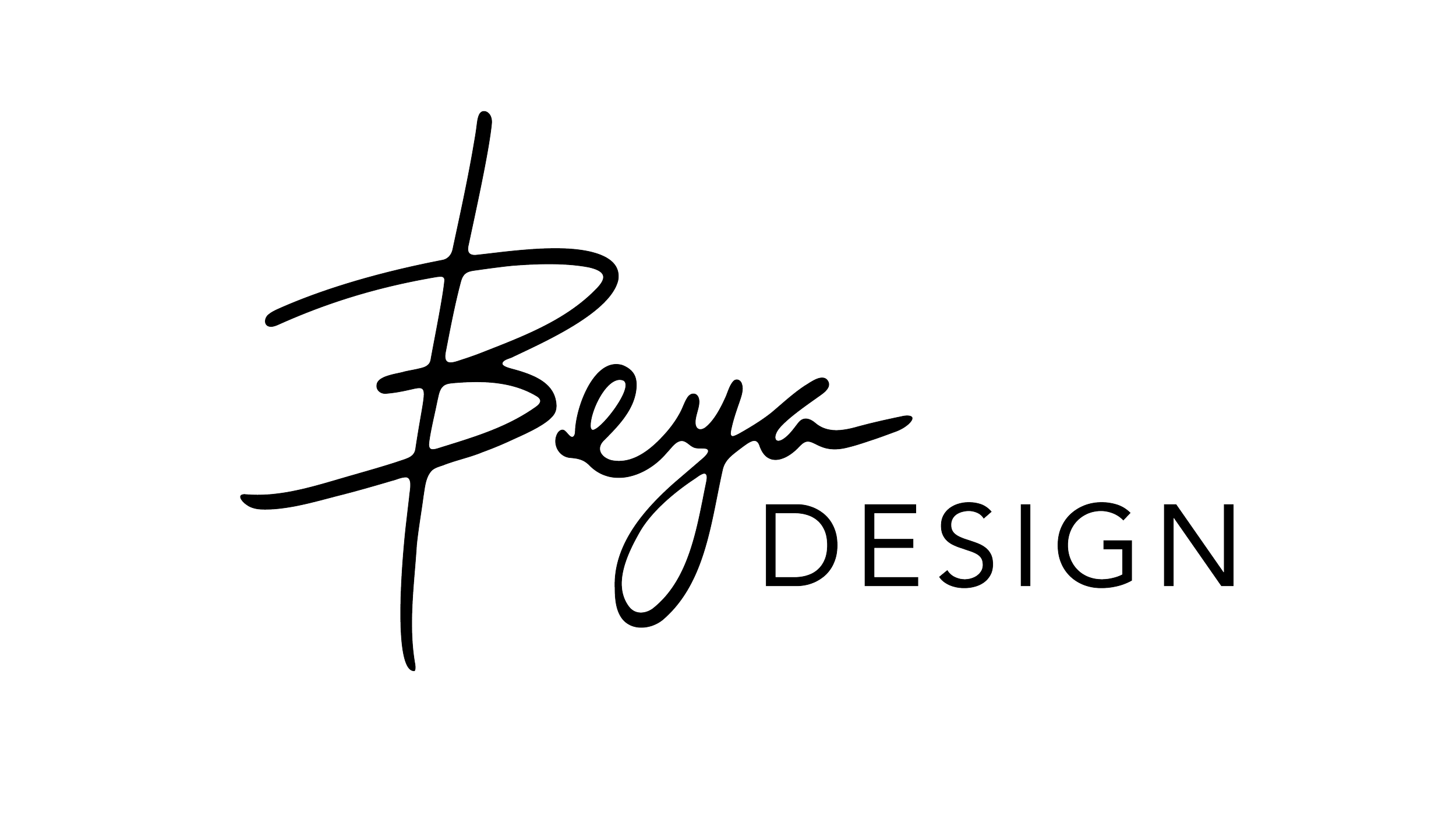 Beya Design black and white logo