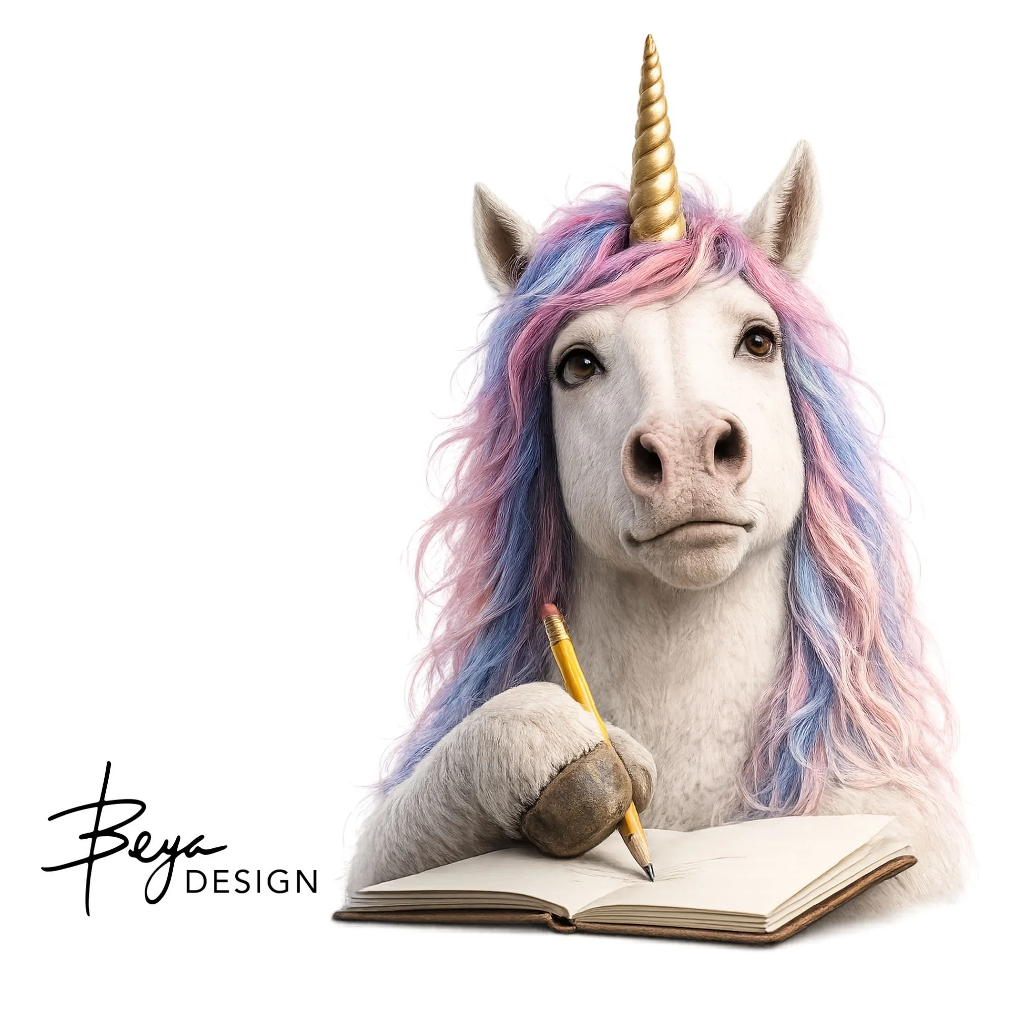 Unicorn Writing Card | Words from the Heart