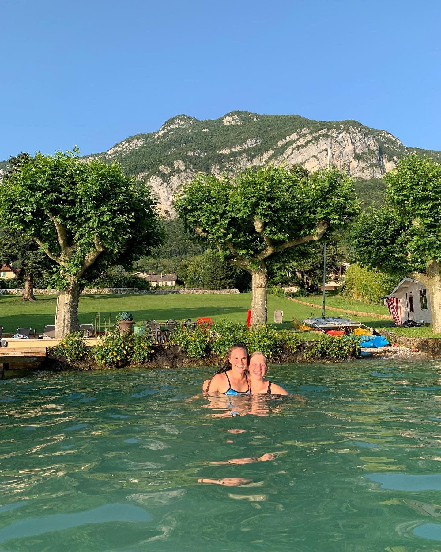  Swimming with Bianca and Paul in Veyrier-du-Lac 