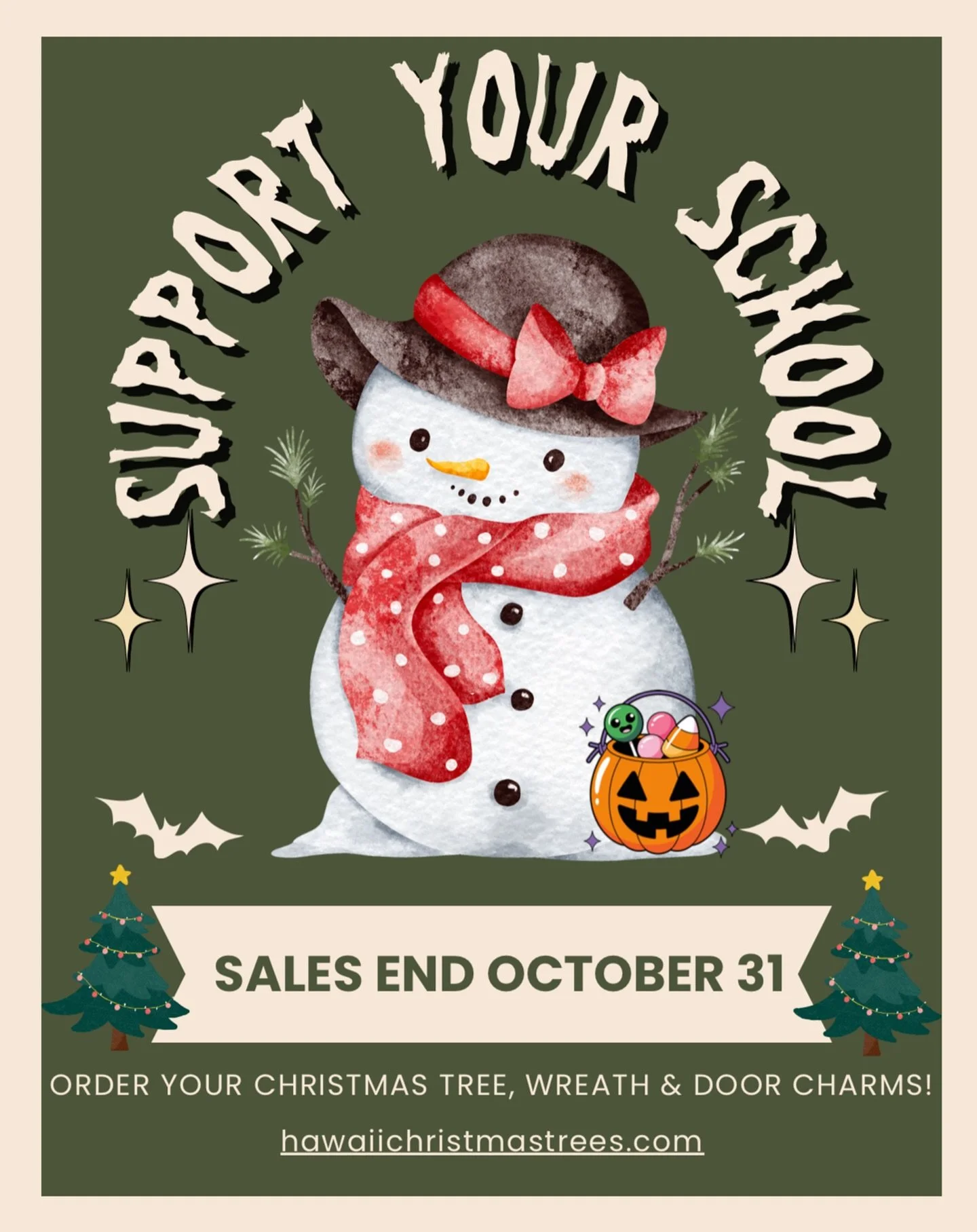 &rsquo;Tis the season to support Project Grad 2026! 🎄 Order your Christmas tree, wreath, or door charm at hawaiichristmastrees.com before October 31 &mdash; proceeds go to Damien&rsquo;s graduating class! 🎓✨

#damienmemorialschool #projectgrad2026 