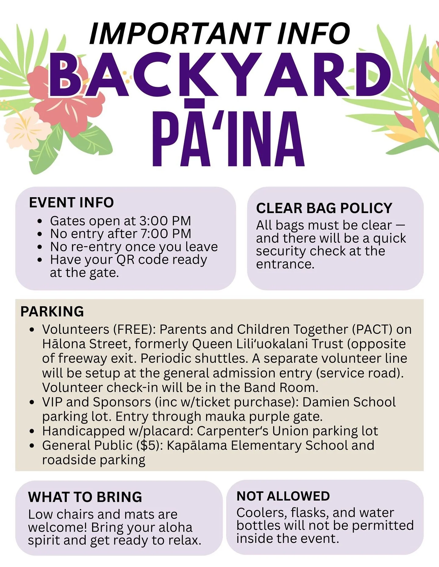 We&rsquo;ll see you tomorrow! But before you go, please take a look at our concert guidelines. 

Drop your questions in the comments and we&rsquo;ll do our best to get back to you.