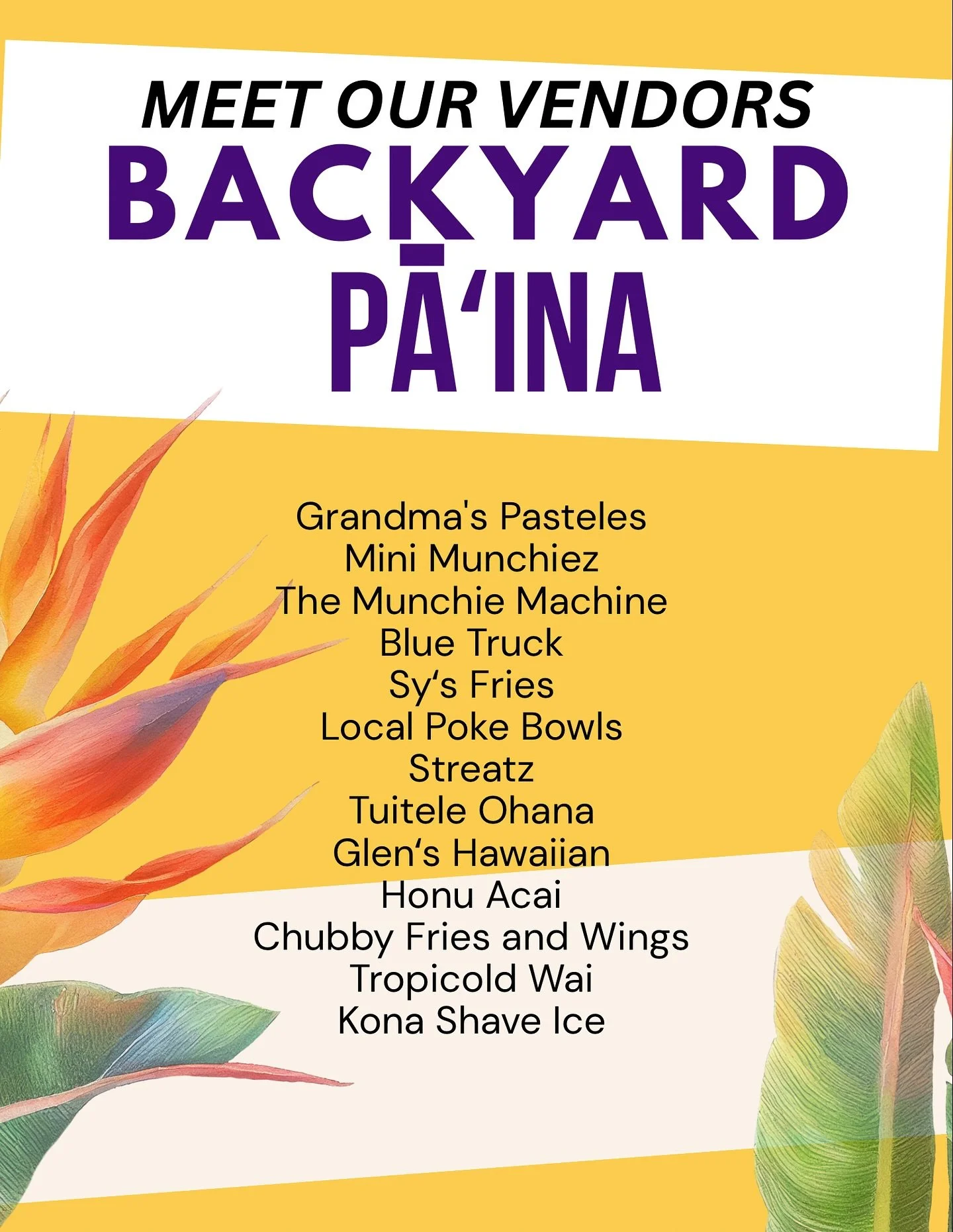 See you all tonight at our Backyard Pa&rsquo;ina! It&rsquo;s not too late to buy your tickets 🎟️ 

Tickets available here ➡️ https://erg.t-g.cc/p/b8hq#/