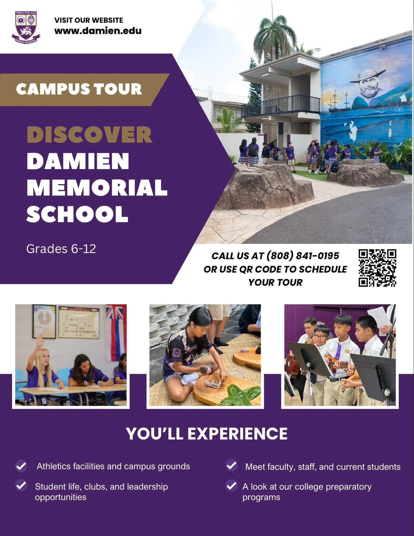 Come see what makes Damien special. We invite prospective families to schedule a campus tour and experience our community, classrooms, and school spirit firsthand. We&rsquo;d love to welcome you to campus. 

#damienmemorialschool #wearedamien #campus