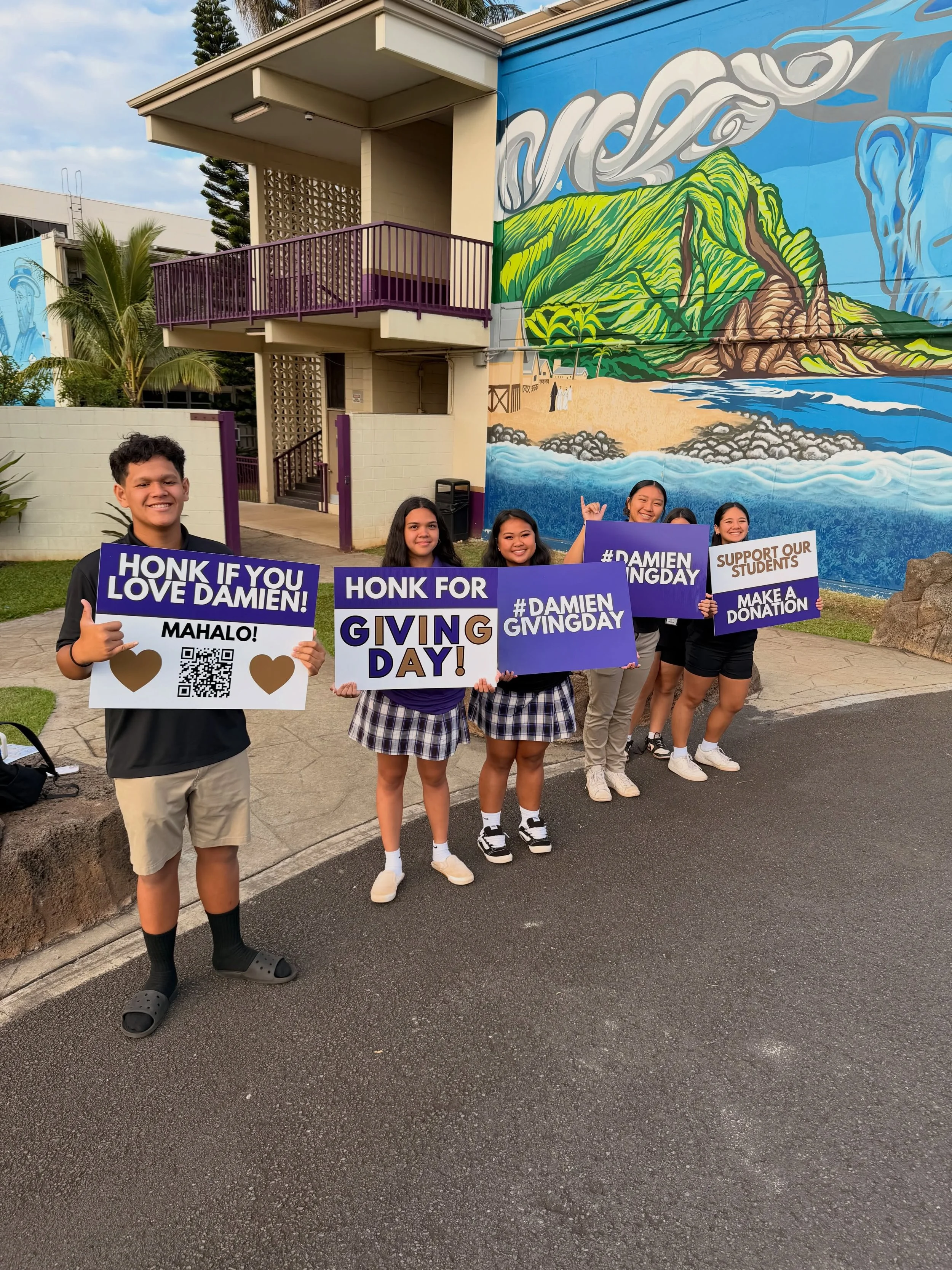 Yesterday was just the beginning! Mahalo for an incredible Day of Giving kickoff. 🌟

We&rsquo;re raising funds to provide scholarships for the next generation of Monarchs. Your support makes the Damien experience possible for students who dream of b