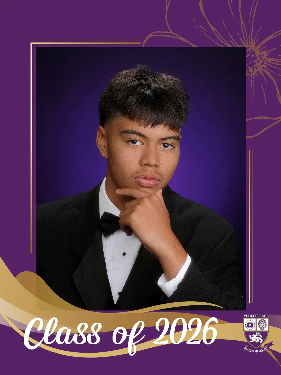 🎓 Countdown to Graduation | Class of 2026

Congratulations Railey, a proud member of the Damien Memorial School Class of 2026.

Wishing you all the best on your next chapter.

Help us congratulate Railey in the comments below 💜💛

#WeAreDamien #Cla