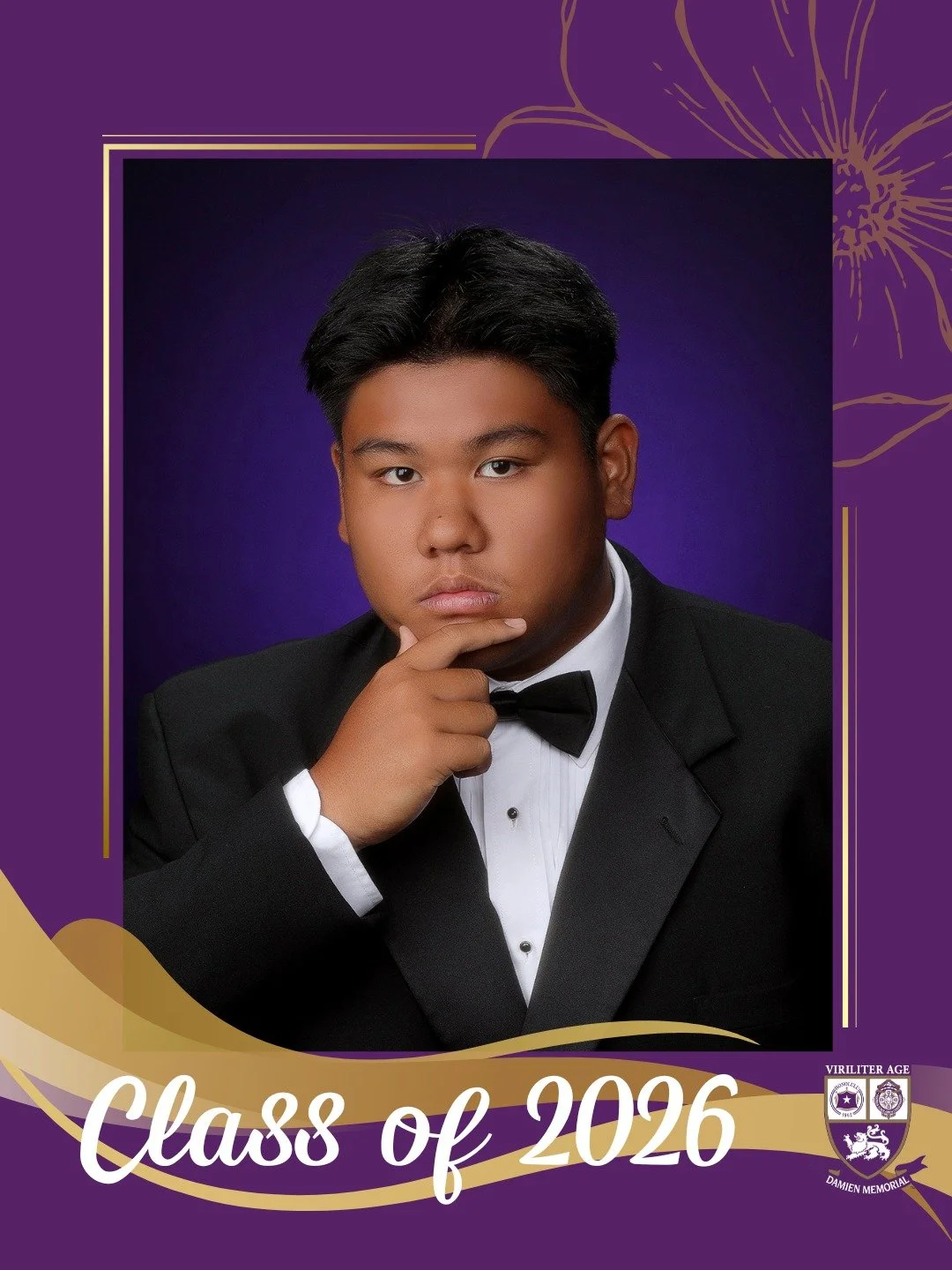 🎓 Countdown to Graduation | Class of 2026

Congratulations, Jacob, a proud member of the Damien Memorial School Class of 2026.

Wishing you all the best on your next chapter.

Help us congratulate Jacob in the comments below 💜💛

#WeAreDamien #Clas