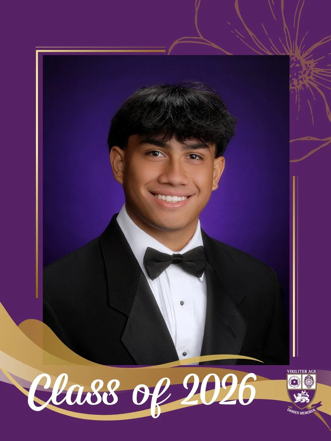 🎓 Countdown to Graduation | Class of 2026

Congratulations Itiela, a proud member of the Damien Memorial School Class of 2026.

Wishing you all the best on your next chapter.

Help us congratulate Itiela in the comments below 💜💛

#WeAreDamien #Cla
