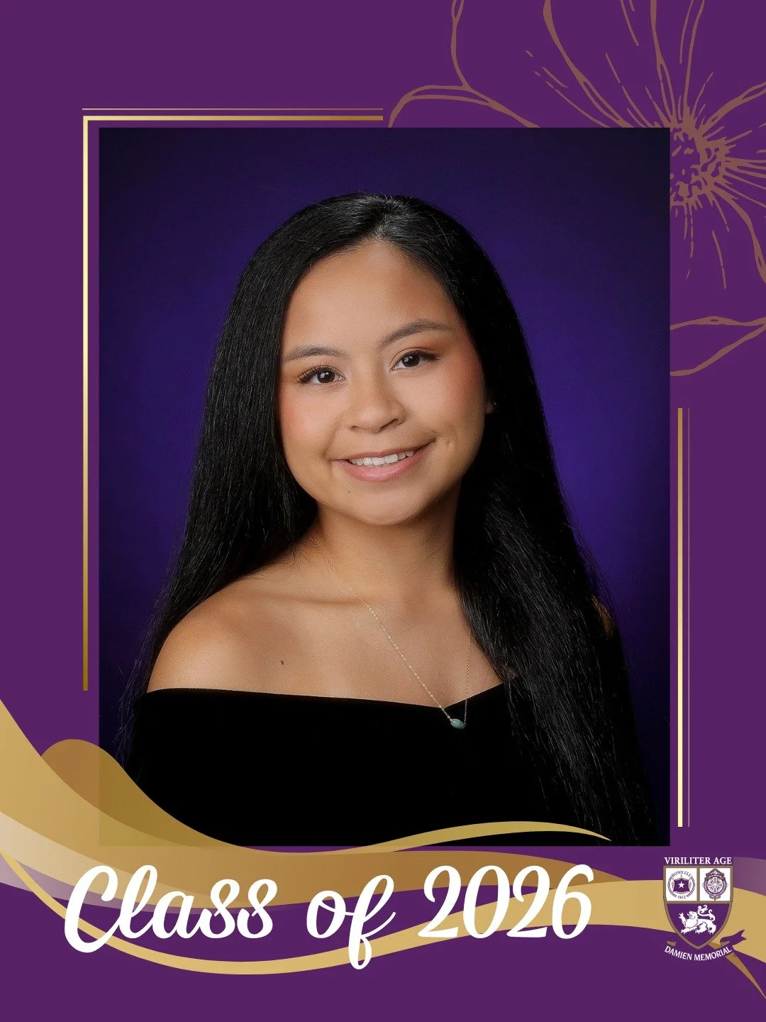 🎓 Countdown to Graduation | Class of 2026

Congratulations Kenna, a proud member of the Damien Memorial School Class of 2026.

Wishing you all the best on your next chapter.

Help us congratulate Kenna in the comments below 💜💛

#WeAreDamien #Class