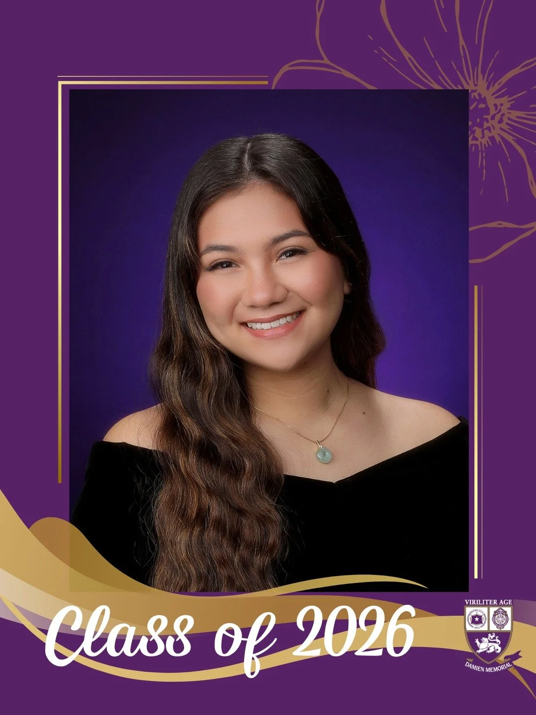 🎓 Countdown to Graduation | Class of 2026

Congratulations Kristanne, a proud member of the Damien Memorial School Class of 2026.

Wishing you all the best on your next chapter.

Help us congratulate Kristanne in the comments below 💜💛

#WeAreDamie