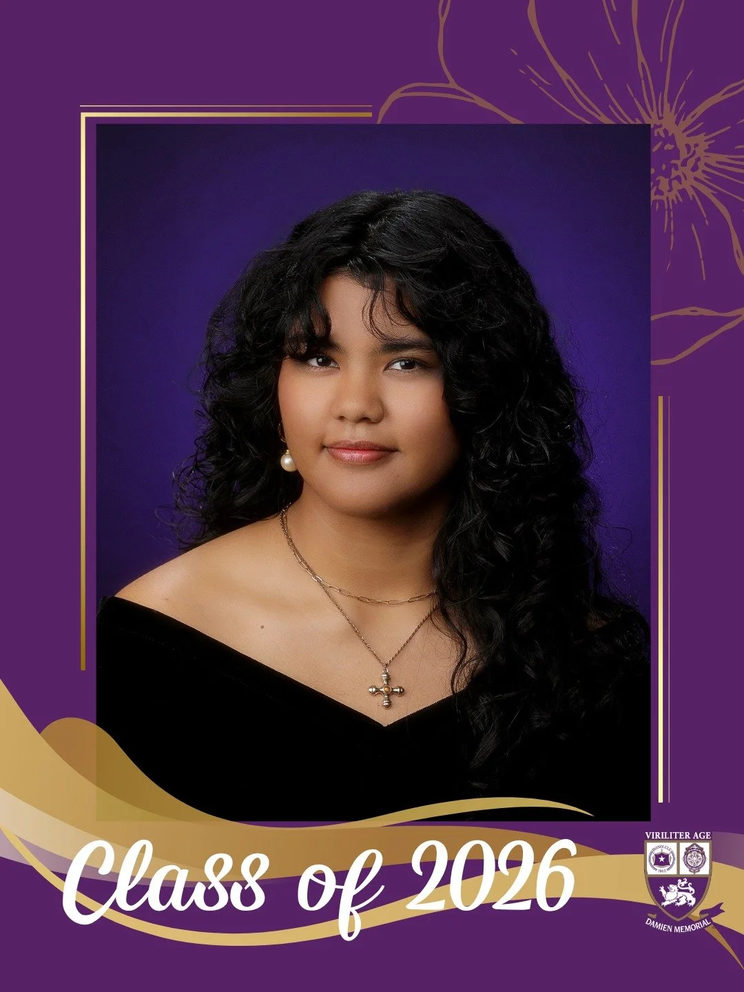 🎓 Countdown to Graduation | Class of 2026

Congratulations, Harmony, a proud member of the Damien Memorial School Class of 2026.

Wishing you all the best on your next chapter.

Help us congratulate Harmony in the comments below 💜💛

#WeAreDamien #
