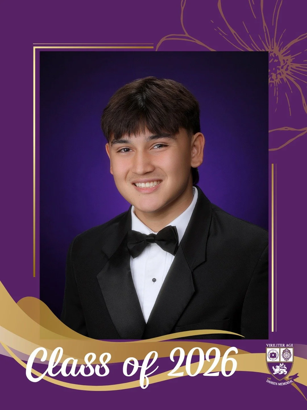 🎓 Countdown to Graduation | Class of 2026

Congratulations, Jackson, a proud member of the Damien Memorial School Class of 2026.

Wishing you all the best on your next chapter.

Help us congratulate Jackson in the comments below 💜💛

#WeAreDamien #