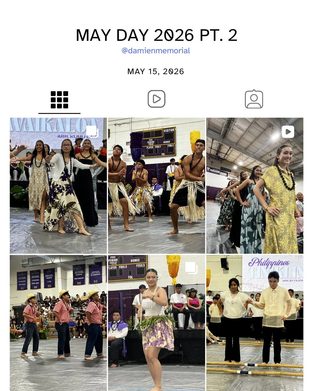 Last Friday, our Damien &lsquo;ohana came together to celebrate May Day, honoring the culture, traditions, and spirit of Hawaiʻi through music, hula, laughter, and community.

Mahalo to our Student Government for sponsoring this special event and for