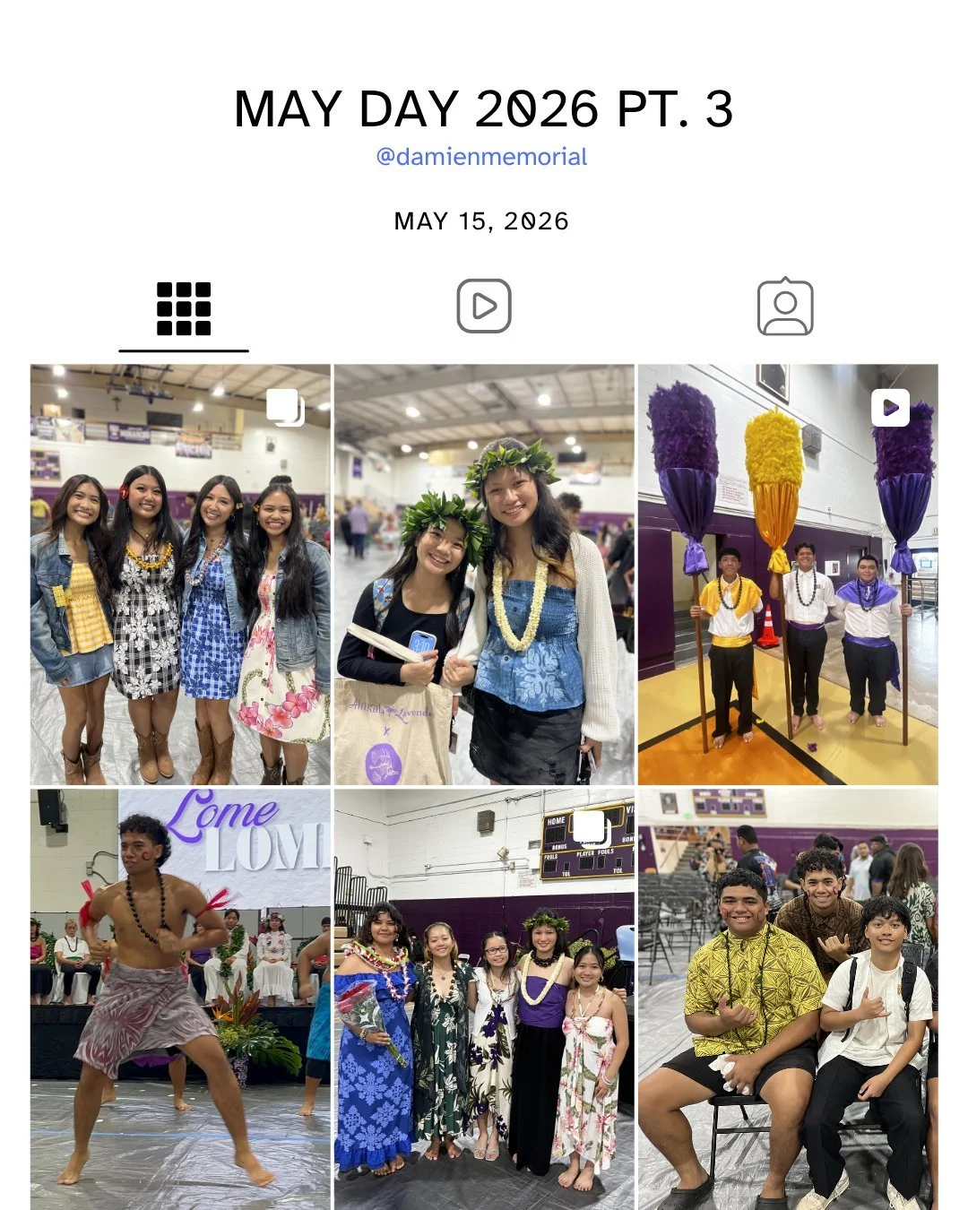 Last Friday, our Damien &lsquo;ohana came together to celebrate May Day, honoring the culture, traditions, and spirit of Hawaiʻi through music, hula, laughter, and community.

Mahalo to our Student Government for sponsoring this special event and for