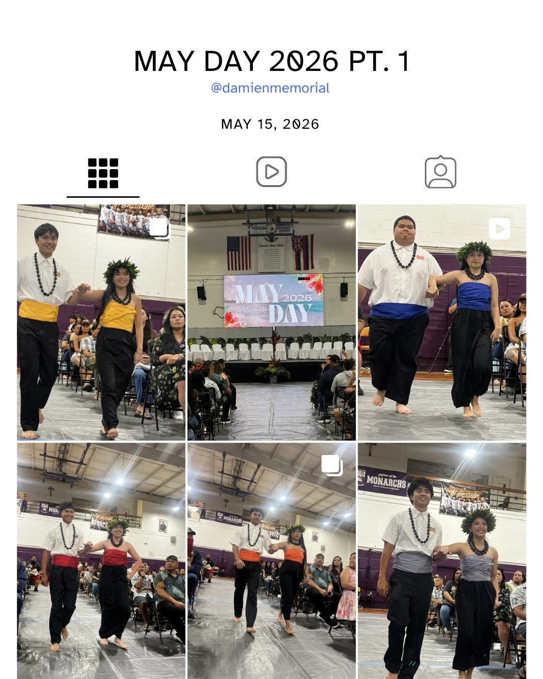 Last Friday, our Damien &lsquo;ohana came together to celebrate May Day, honoring the culture, traditions, and spirit of Hawaiʻi through music, hula, laughter, and community.

Mahalo to our Student Government for sponsoring this special event and for