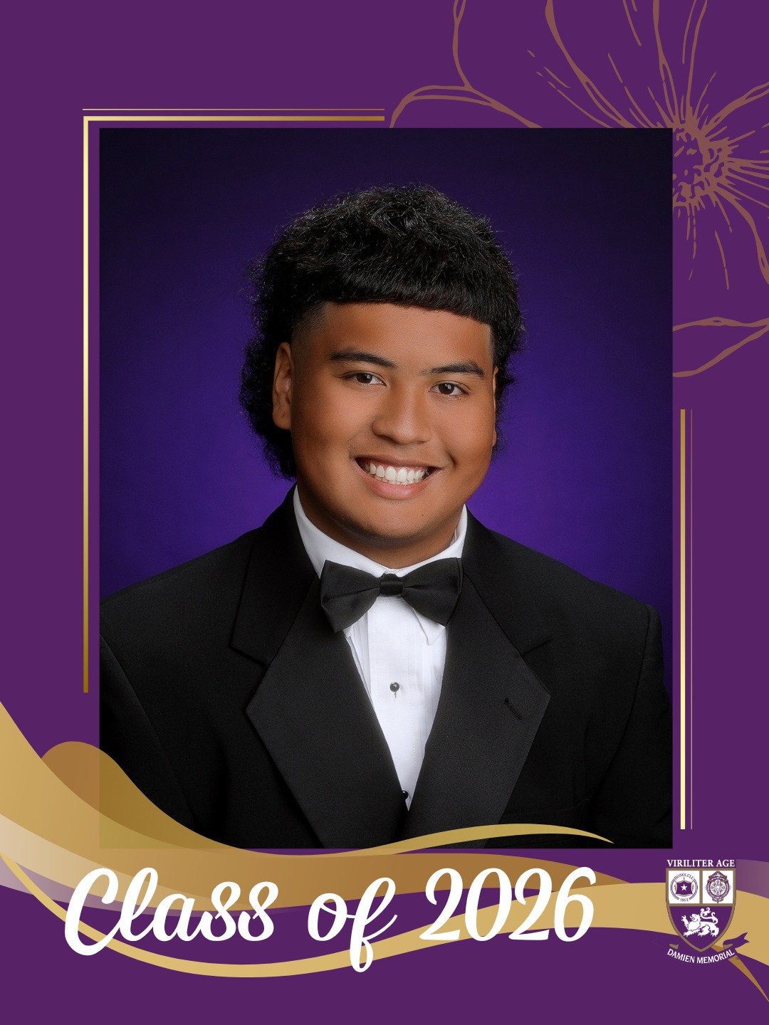 🎓 Countdown to Graduation | Class of 2026 

Congratulations, Messiah, a proud member of the Damien Memorial School Class of 2026. 

Wishing you all the best on your next chapter. 

Help us congratulate Messiah in the comments below 💜💛

#WeAreDamie