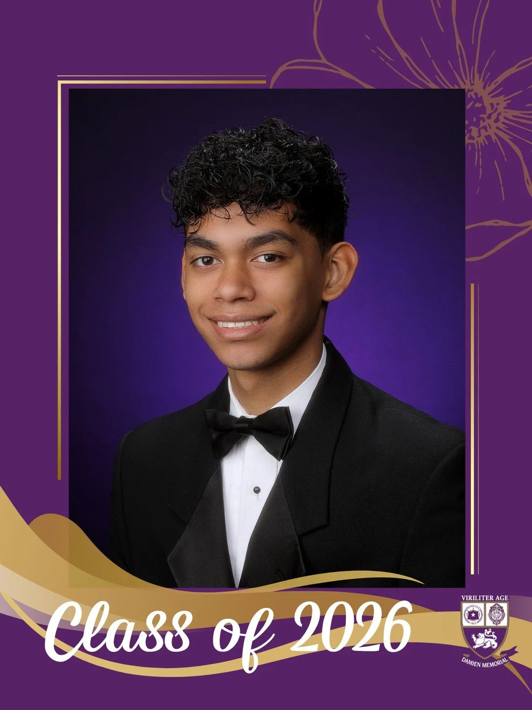 🎓 Countdown to Graduation | Class of 2026 

Congratulations, Avri, a proud member of the Damien Memorial School Class of 2026. 

Wishing you all the best on your next chapter. 

Help us congratulate Avri in the comments below 💜💛 

#WeAreDamien #Cl