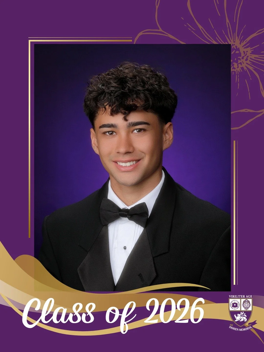 🎓 Countdown to Graduation | Class of 2026 

Congratulations, Samuel, a proud member of the Damien Memorial School Class of 2026. 

Wishing you all the best on your next chapter. 

Help us congratulate Samuel in the comments below 💜💛 

#WeAreDamien