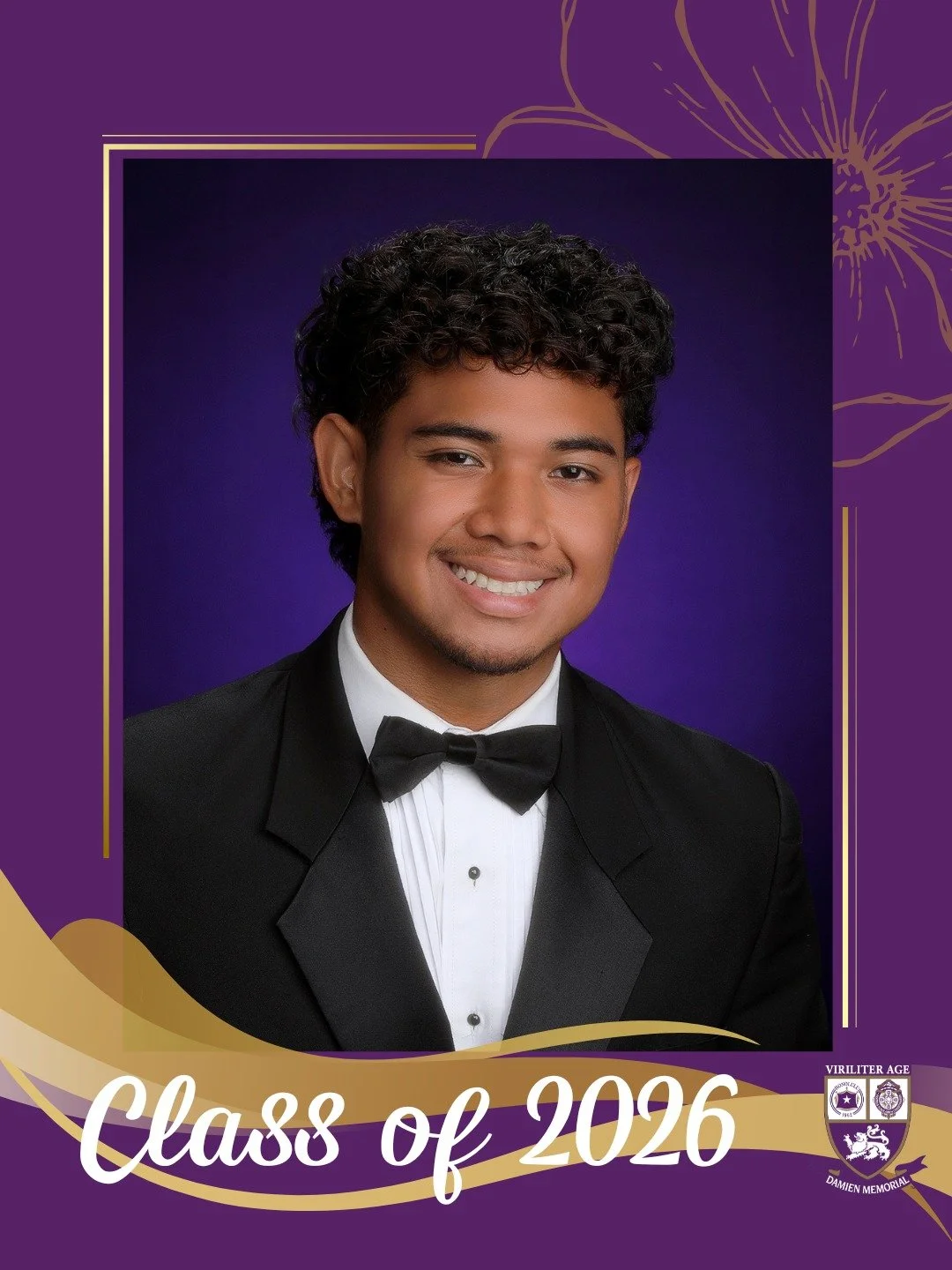 🎓 Countdown to Graduation | Class of 2026 

Congratulations, Joshua, a proud member of the Damien Memorial School Class of 2026. 

Wishing you all the best on your next chapter. 

Help us congratulate Joshua in the comments below 💜💛 

#WeAreDamien