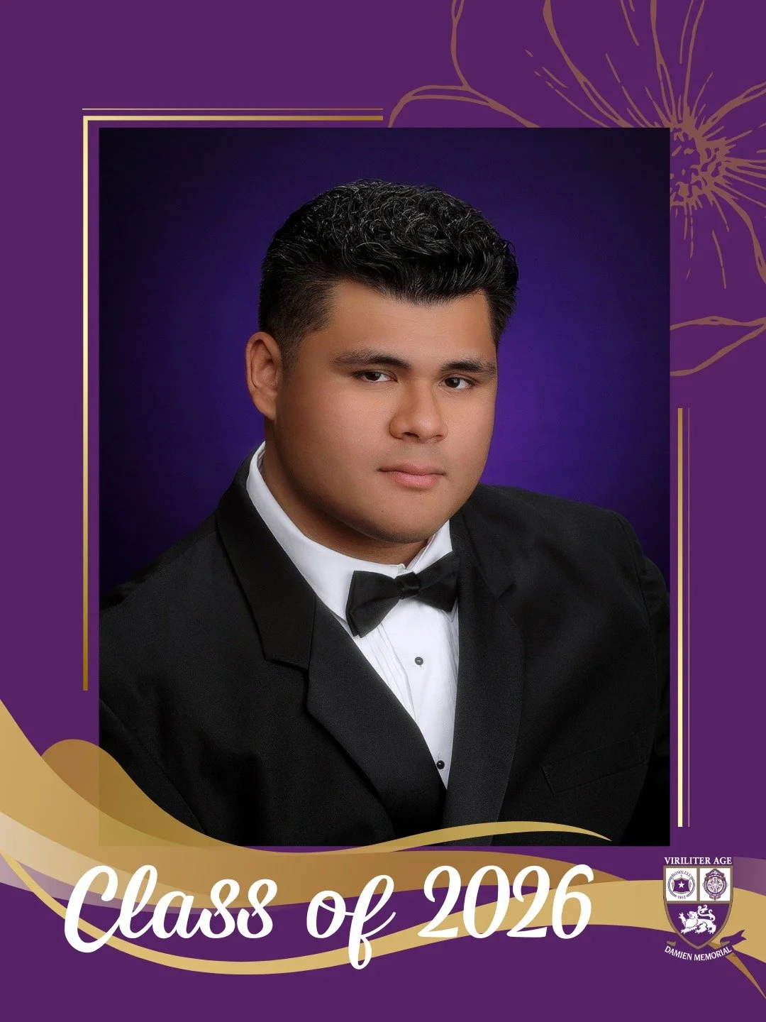 🎓 Countdown to Graduation | Class of 2026 

Congratulations, Triton, a proud member of the Damien Memorial School Class of 2026. 

Wishing you all the best on your next chapter. 

Help us congratulate Triton in the comments below 💜💛 

#WeAreDamien