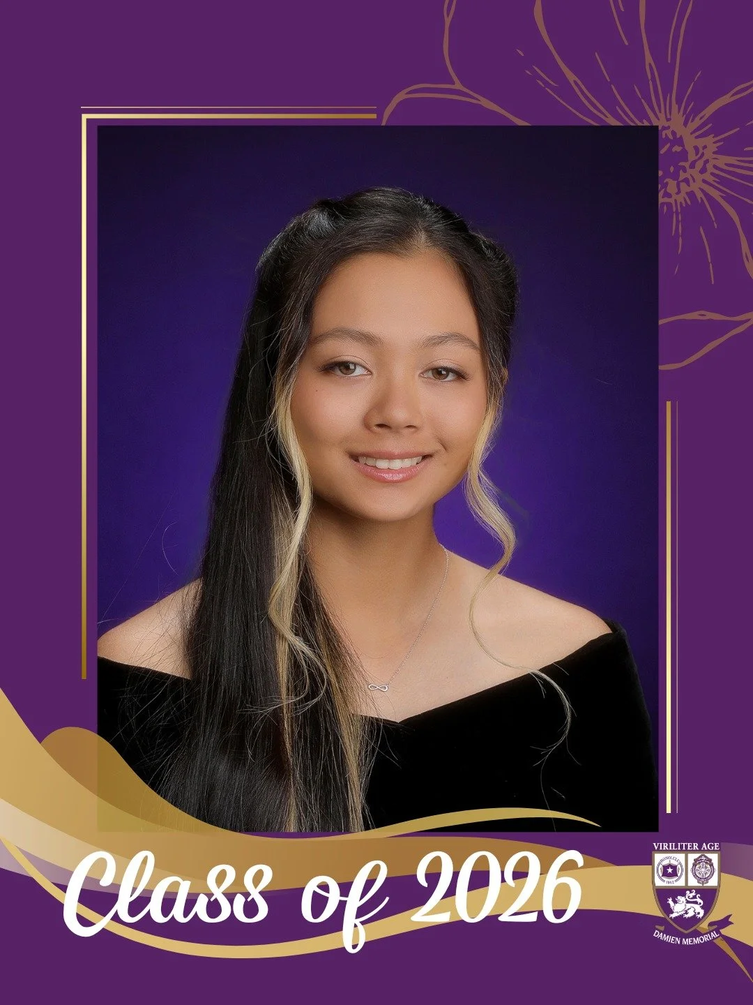 🎓 Countdown to Graduation | Class of 2026

Congratulations to Ry, a proud member of the Damien Memorial School Class of 2026. 

Wishing you all the best on your next chapter.

Help us congratulate Ry in the comments below 💜💛

#WeAreDamien #ClassOf
