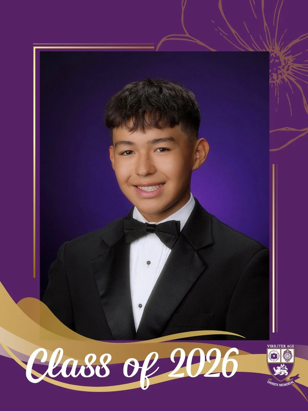 🎓 Countdown to Graduation | Class of 2026

Congratulations to Takeo, a proud member of the Damien Memorial School Class of 2026. 

Wishing you all the best on your next chapter.

Help us congratulate Takeo in the comments below 💜💛

#WeAreDamien #C