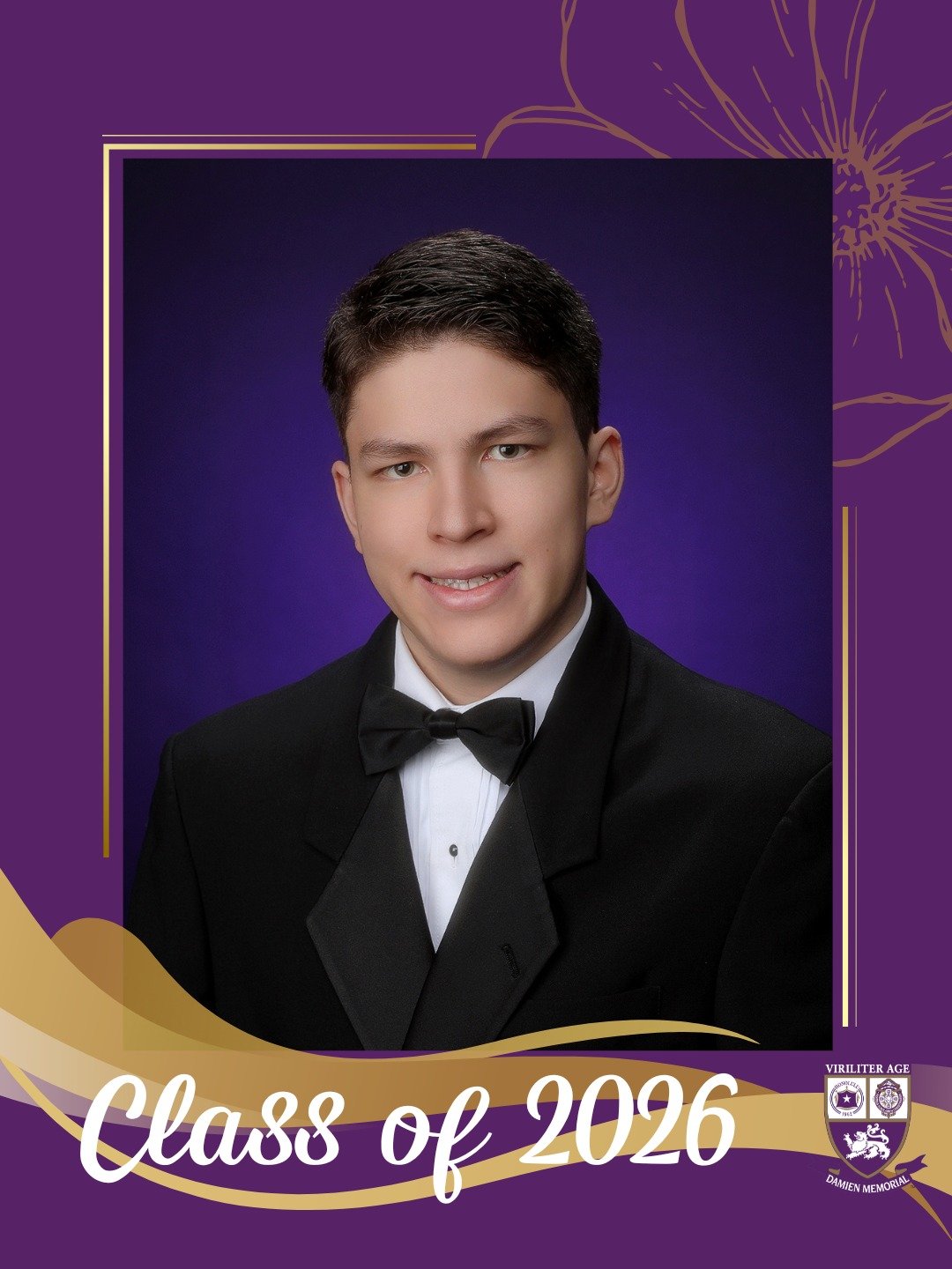 🎓 Countdown to Graduation | Class of 2026

Congratulations to Nicolas, a proud member of the Damien Memorial School Class of 2026. 

Wishing you all the best on your next chapter.

Help us congratulate Nicolas in the comments below 💜💛

#WeAreDamie