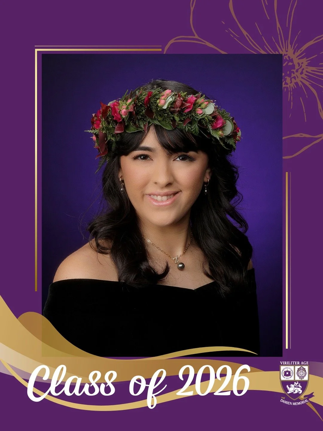 🎓 Countdown to Graduation | Class of 2026

Congratulations to Adyson, a proud member of the Damien Memorial School Class of 2026. 

Wishing you all the best on your next chapter.

Help us congratulate Adyson in the comments below 💜💛

#WeAreDamien 