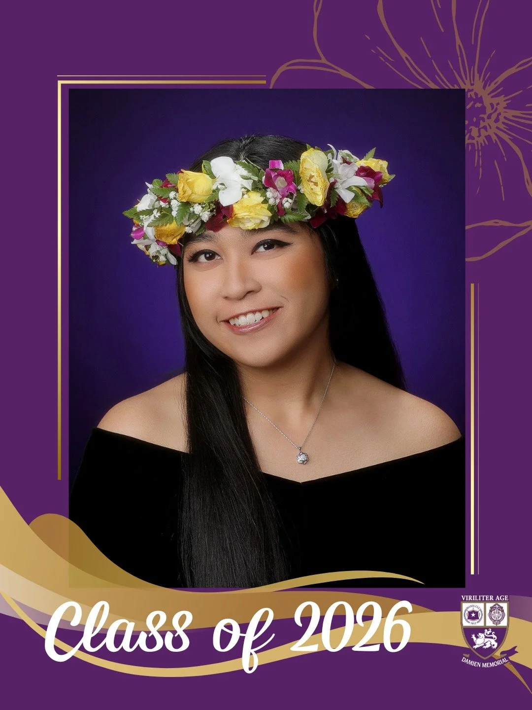 🎓 Countdown to Graduation | Class of 2026

Congratulations to Sophia, a proud member of the Damien Memorial School Class of 2026. 

Wishing you all the best on your next chapter.

Help us congratulate Sophia in the comments below 💜💛

#WeAreDamien 