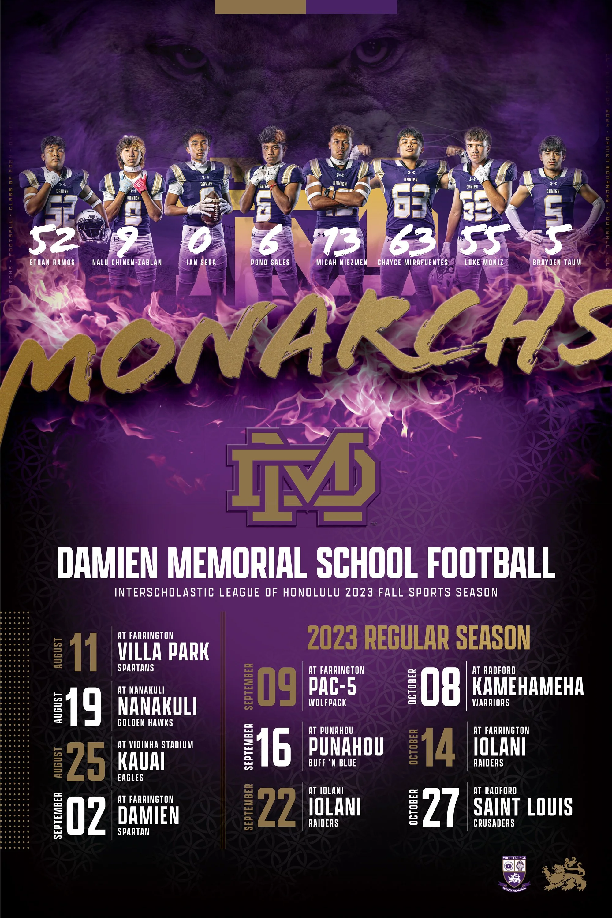 Athletics Overview — Damien Memorial School