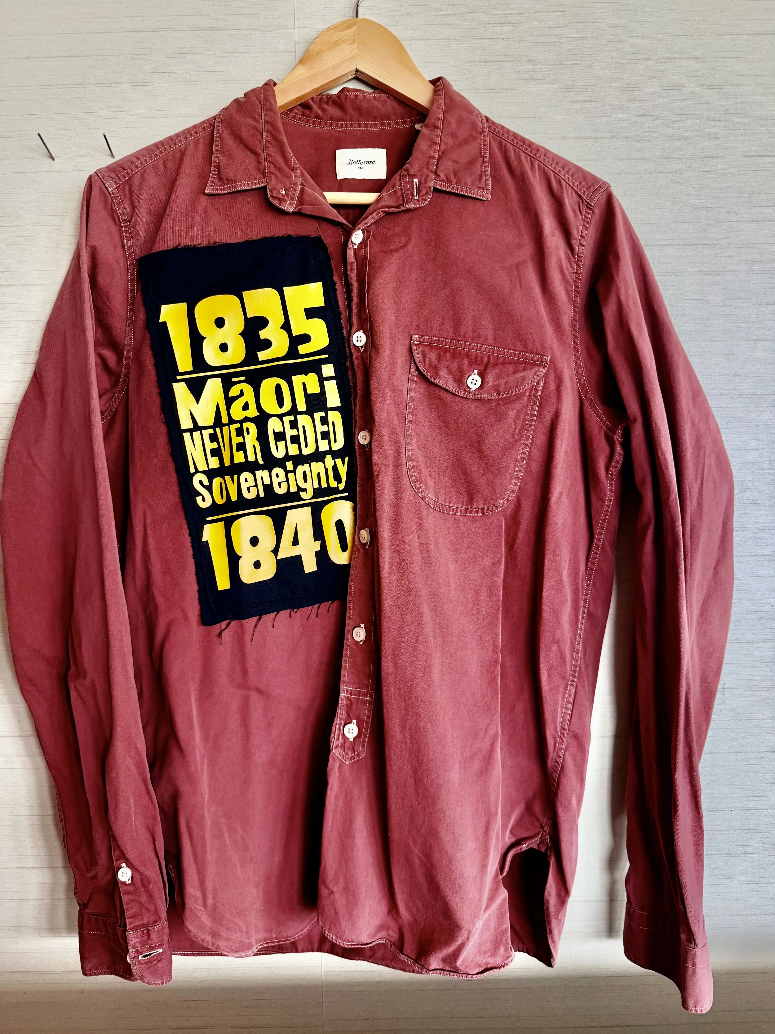 1835 1840 Maori NEVER CEDED Sovereinty SHIRT