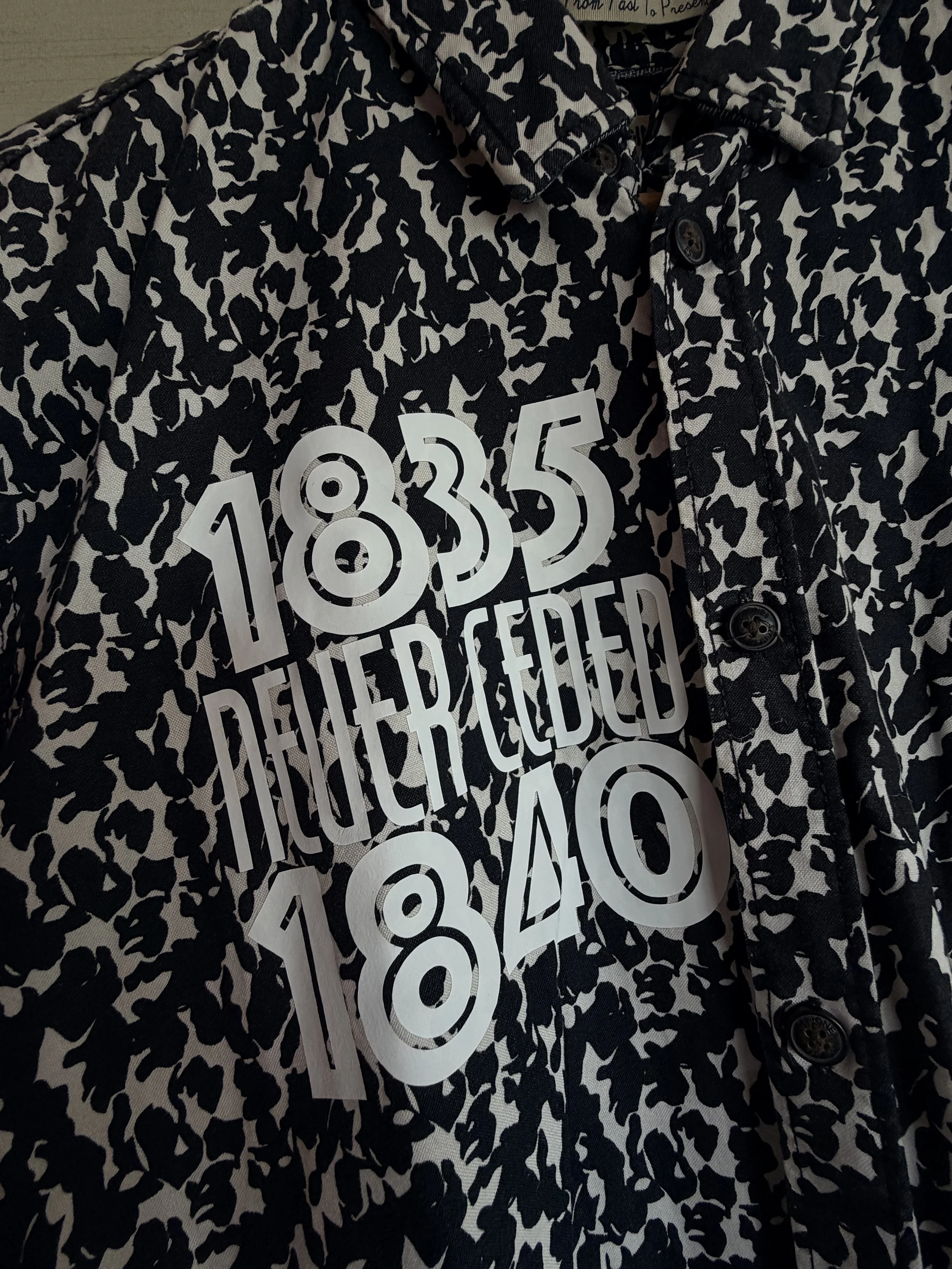 1835 1840 NEVER CEDED Shirt