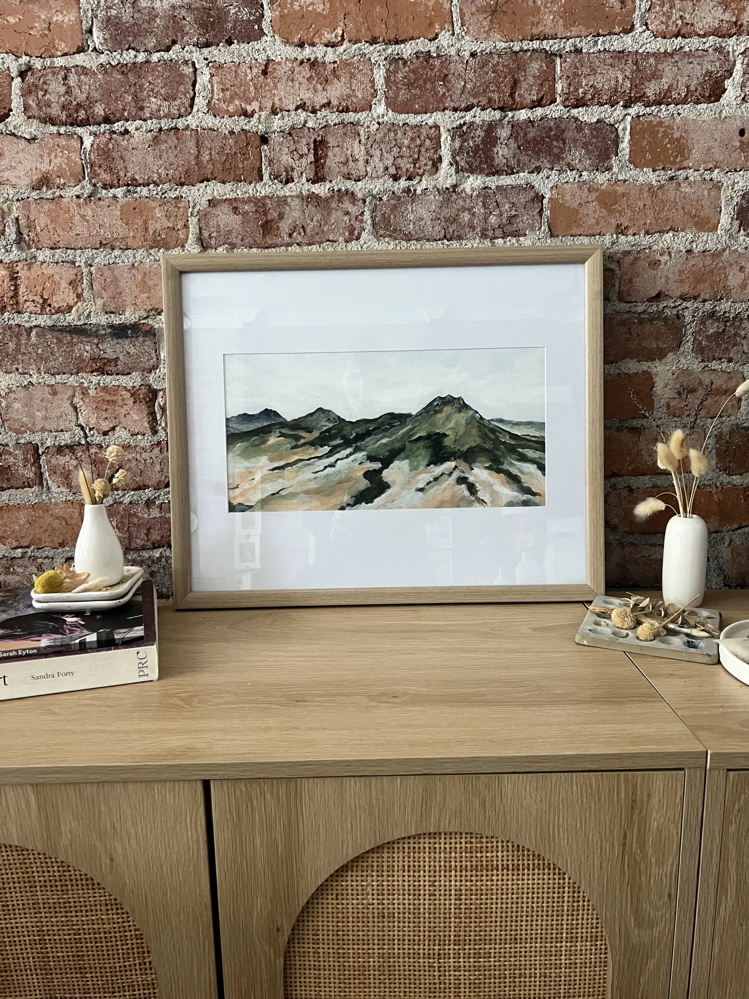 “SLO Views” Framed PRINT 8x16