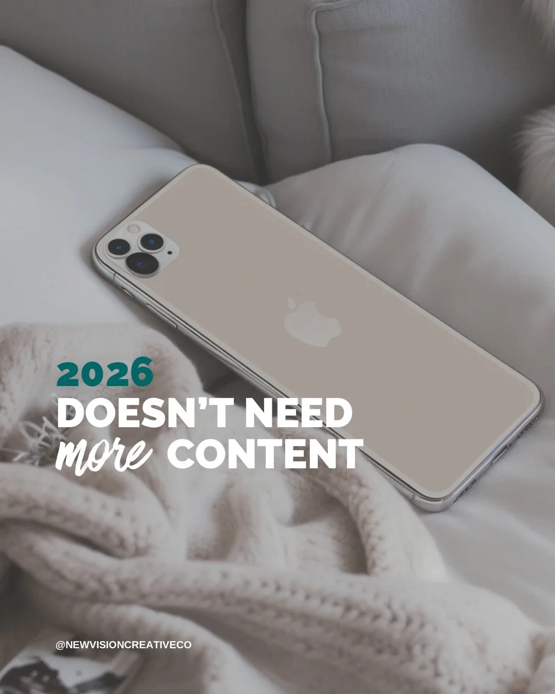 2026 is a year for refinement.

With clear positioning, thoughtful storytelling, and 
brands that feel grounded and not performative.

I&rsquo;m setting intentions around how I build and who I build with. I&rsquo;m thinking fewer things, done better,