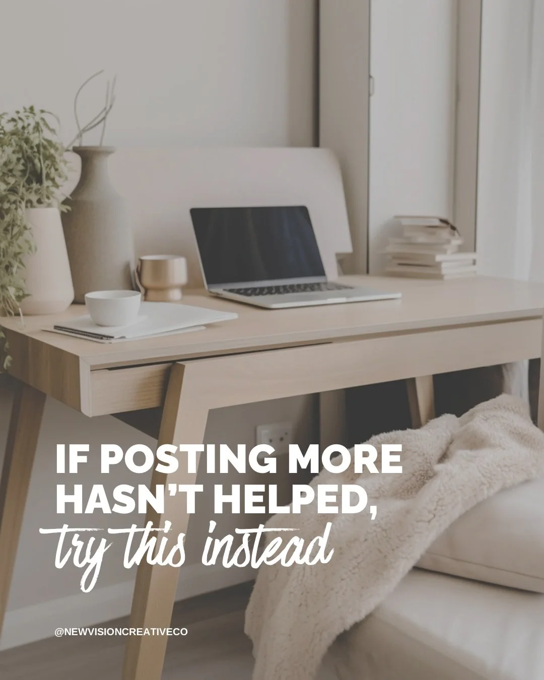 If posting more hasn&rsquo;t helped, it&rsquo;s probably not a consistency issue.

Most coaches don&rsquo;t struggle because they aren&rsquo;t showing up. They struggle because they&rsquo;re showing up without clarity.

Before you post again, pause a