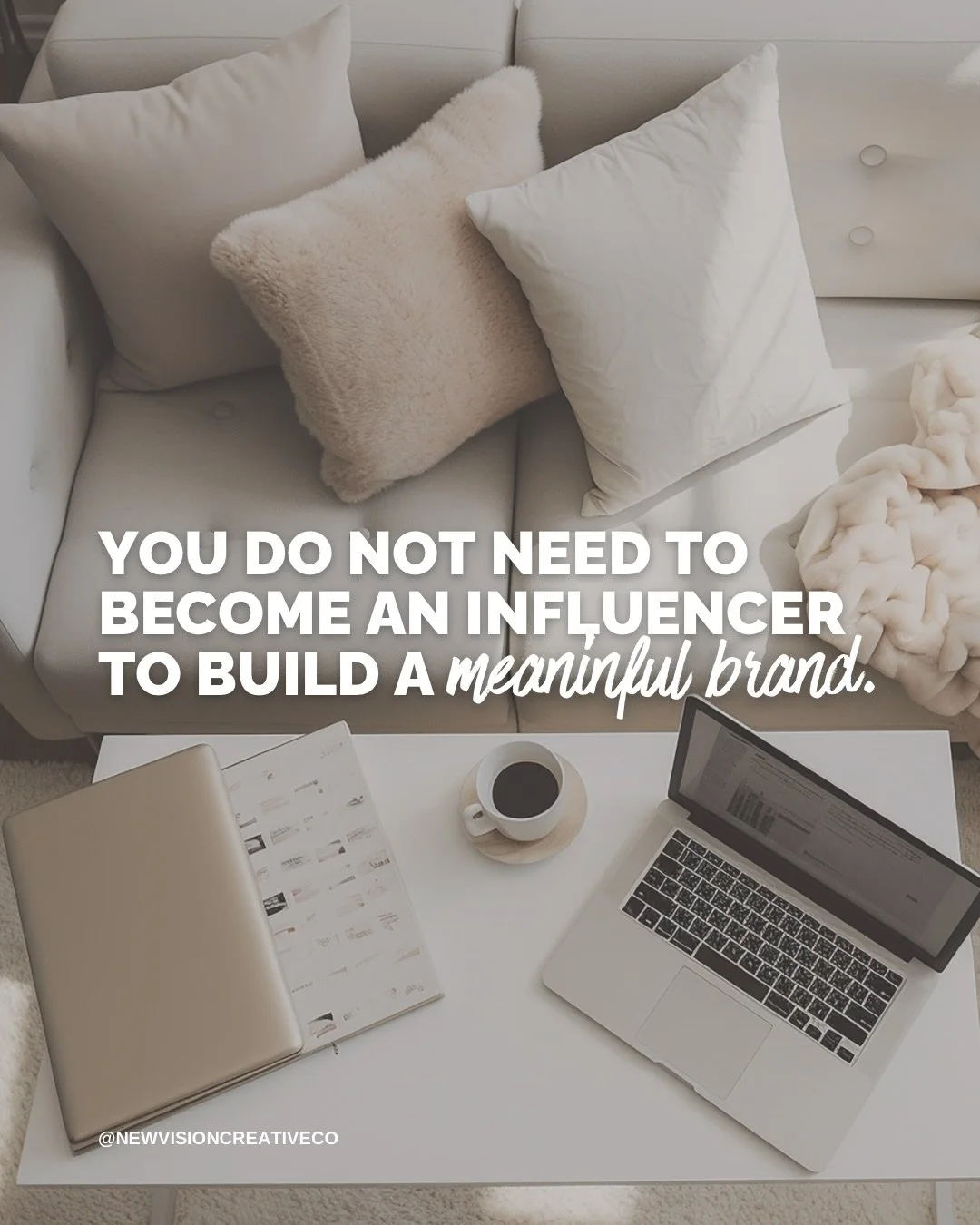 Social media has made a lot of good coaches feel like they need to become influencers in order to build a meaningful brand.

They have to post constantly, grow enormously, and be super visible.

But you already have enough on your plate. 

You&rsquo;