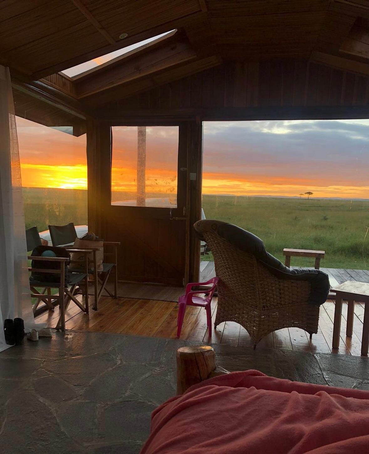 Sunrise view from our Mara cottages 💫. We believe the best way to experience life in the bush is to be as close to nature as possible. There is no other way than to be part of the scene, living and participating in the bush, close to nature and off 