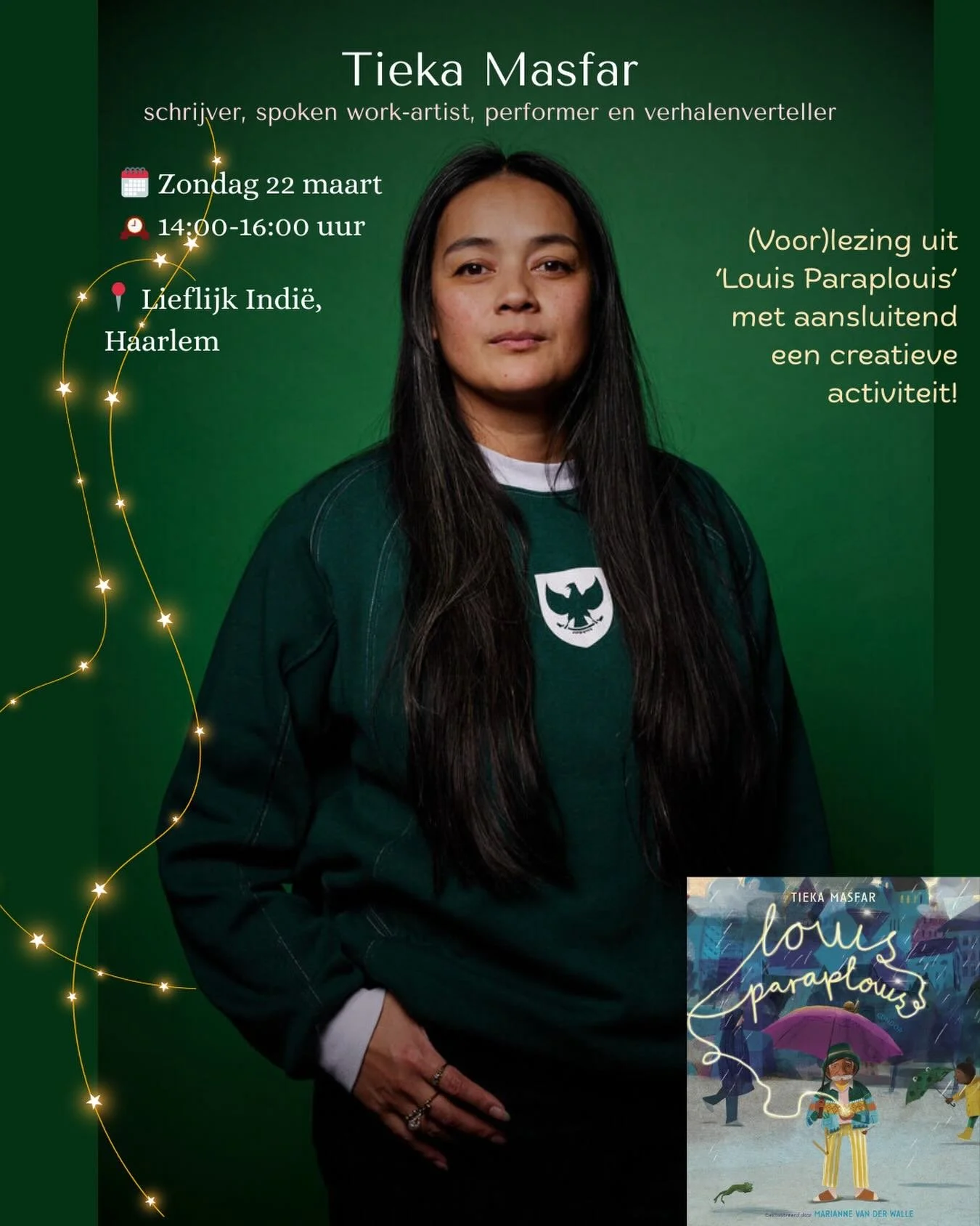 ✨Leuk voor alle opa&rsquo;s en oma&rsquo;s om met de kleinkinderen naar de SIOH te komen✨

‼️Op 22 maart van 14:00 tot 16:00 uur gaat Tieka Masfar voorlezen uit haar kinderboek &ldquo;Louis Paraplouis&rdquo;(@louisparaplouis).☂️ Tijdens dit bezoek aa