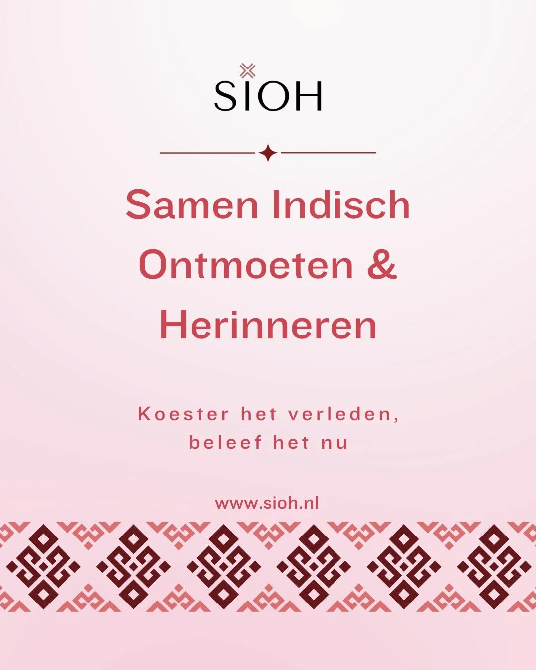 ✨Nieuwe naam, vertrouwde afkorting
&ldquo;Samen Indisch Ontmoeten en Herinneren&rdquo;

Onze naam is veranderd, ons hart niet.&hearts;️

🏠 Wat ooit begon als een plek voor Indische ouderen in Haarlem is in de loop der jaren meegegroeid met de tijd e