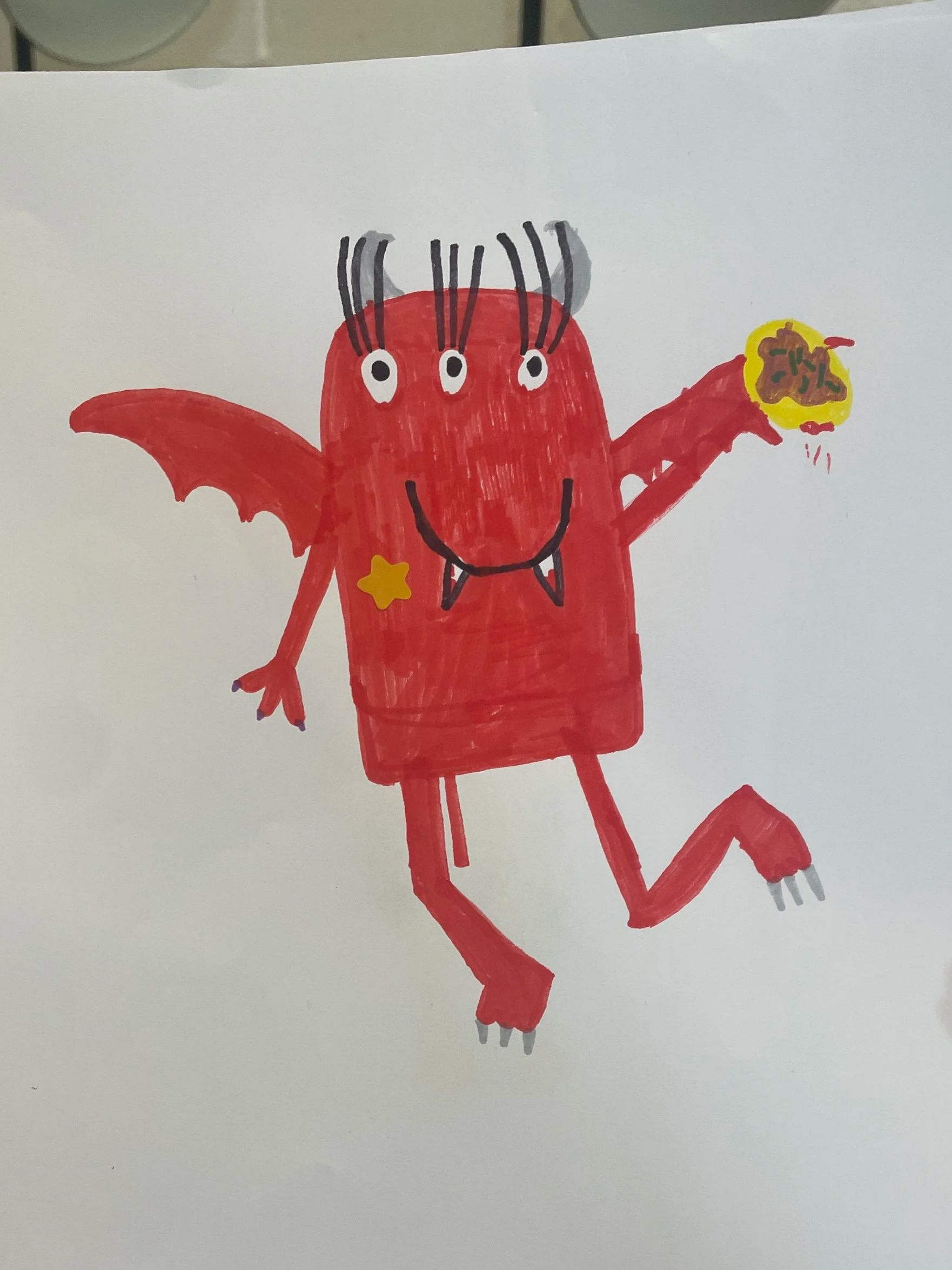 Red monster by Marin