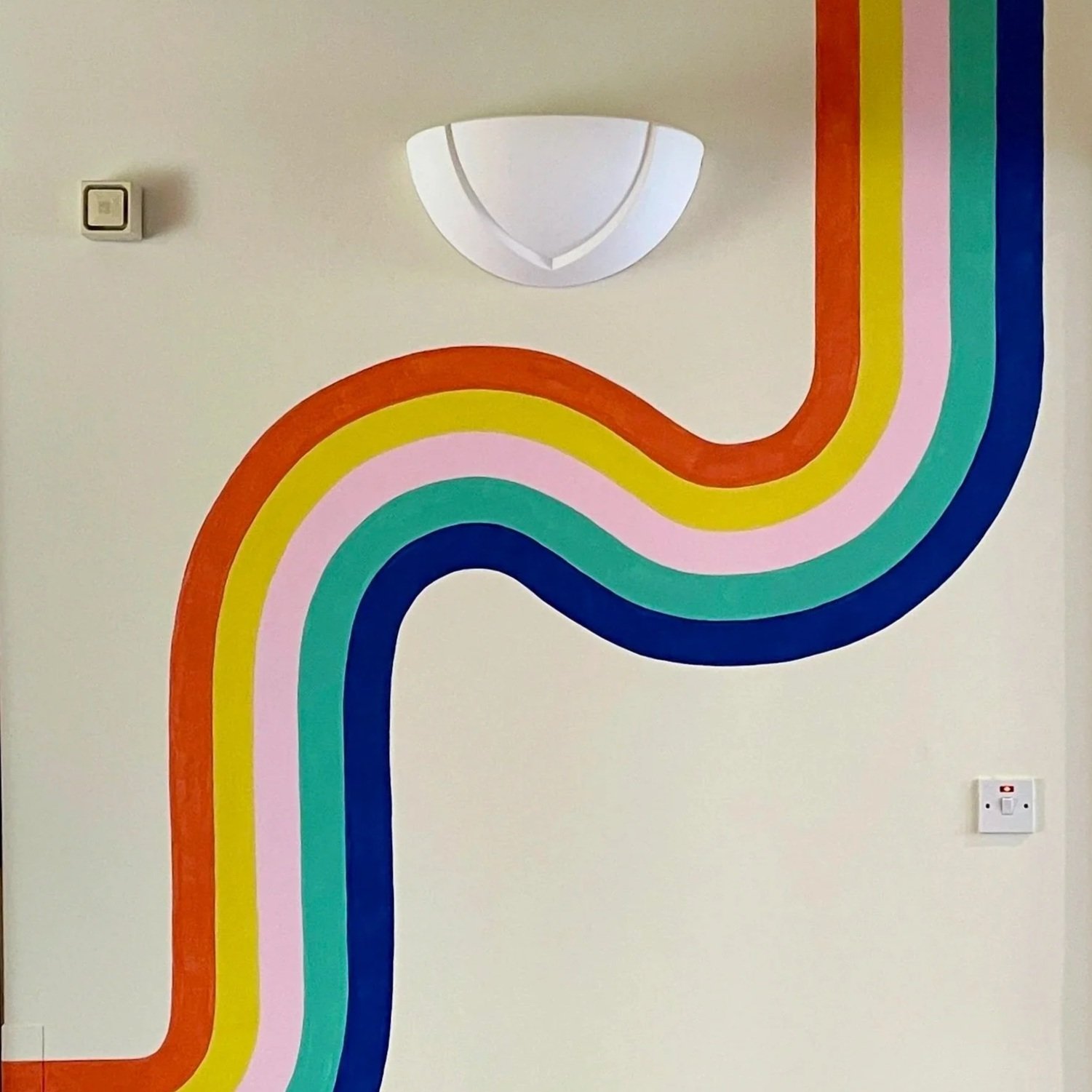 Bringing Colour and Joy to Francis House Hospice: A Giant Corridor Mural in Didsbury