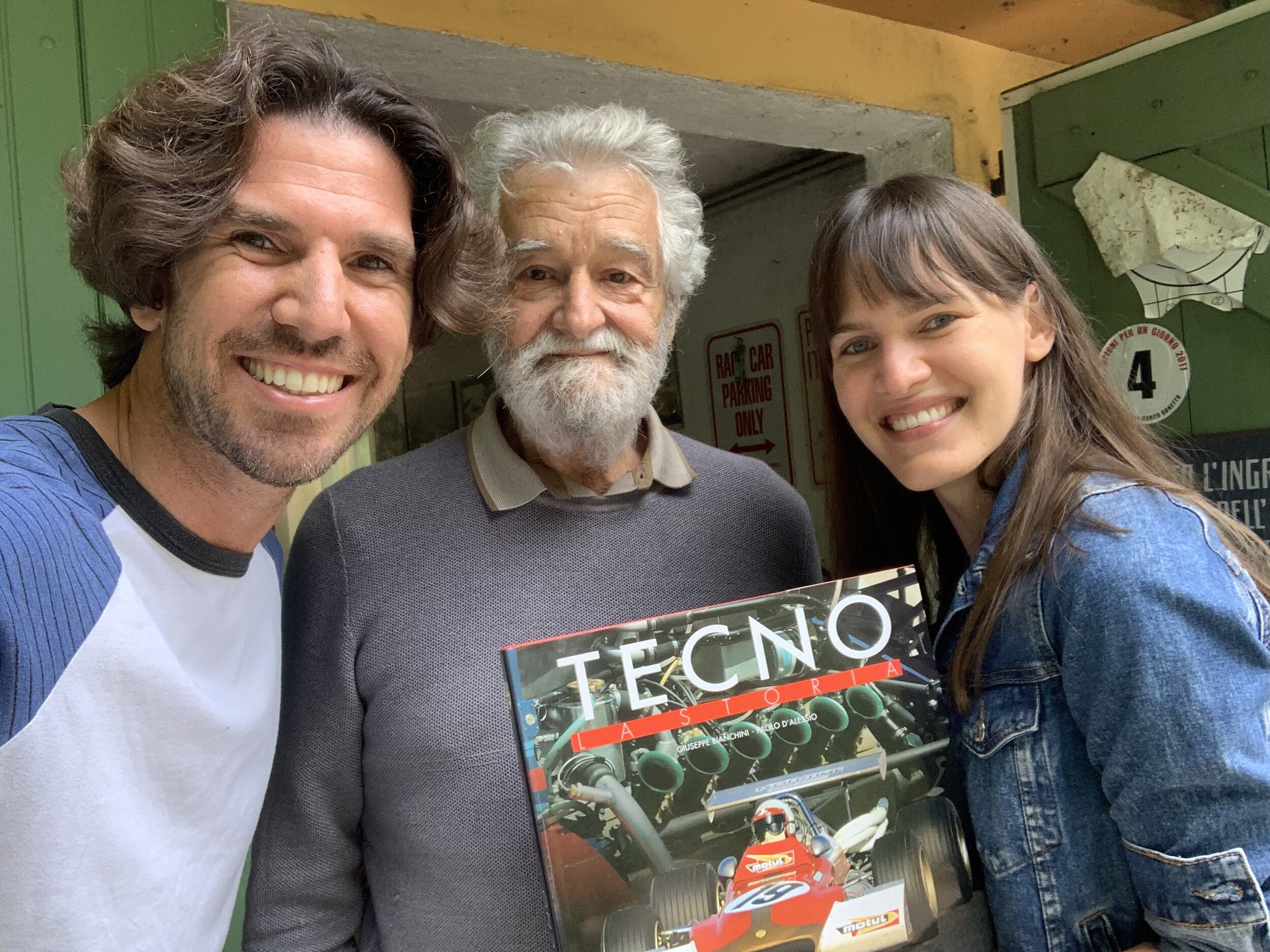 The most generous Signor Giuseppe Bianchini, car racing pilot & writer of the Tecno book and so many others