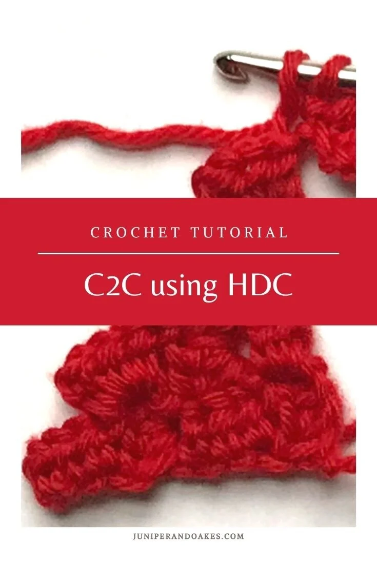 Crochet Tutorial: How to do HDC C2C — Juniper & Oakes