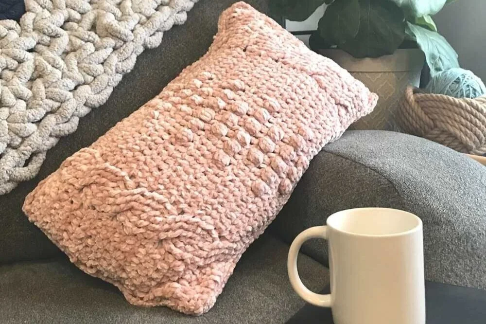 Floral Cabled Vines Blanket Square FREE Crochet Pattern Juniper Oakes